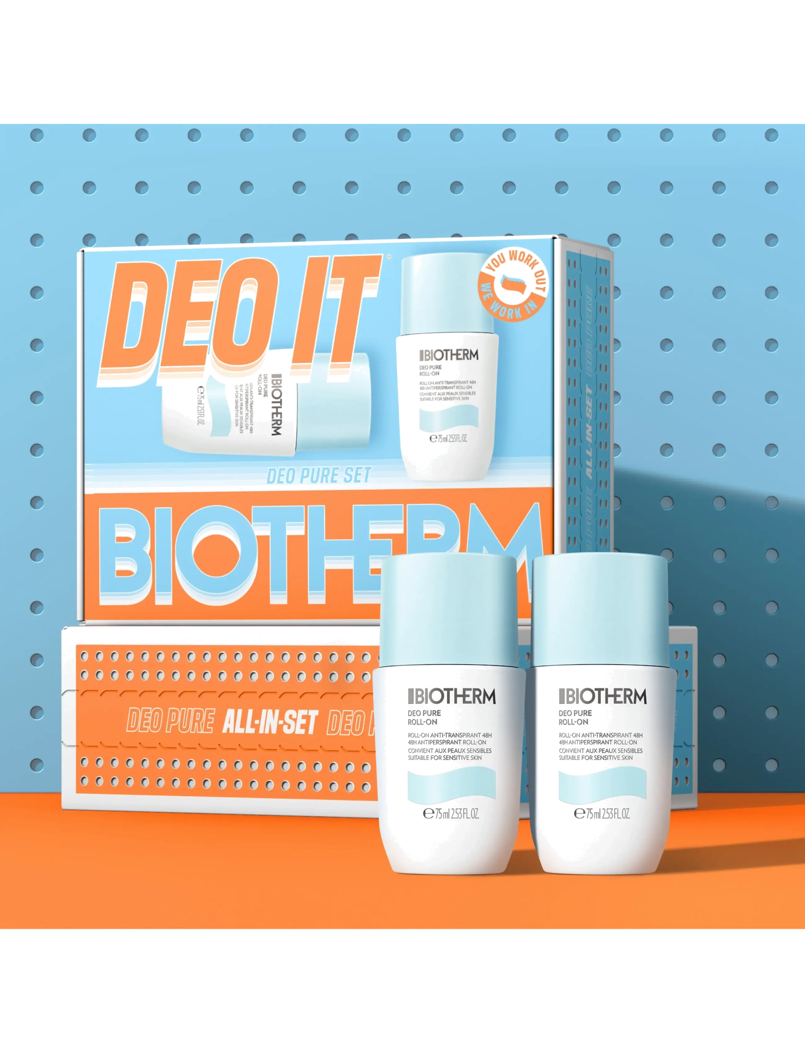 Biotherm - Biotherm Duo Deo Pure Set 2026 - til hende - clear - 3