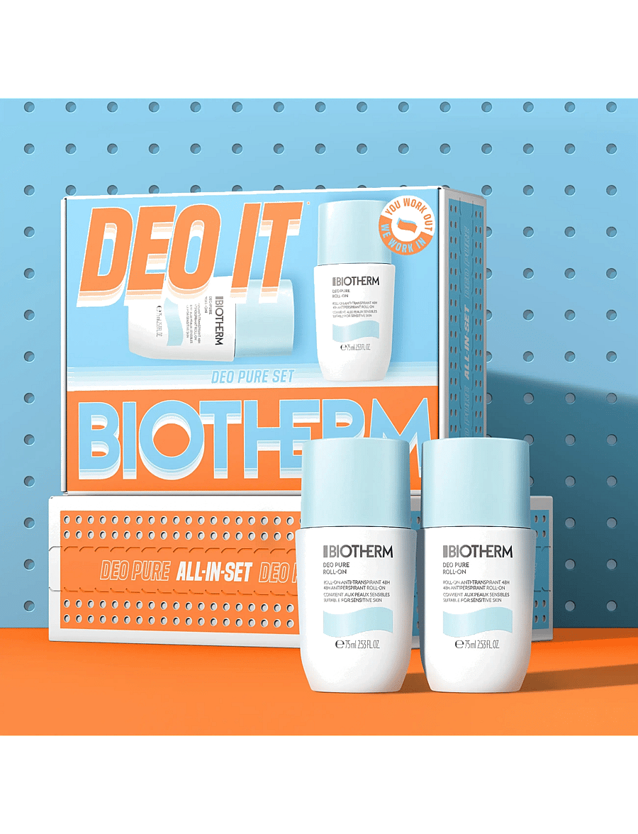 Biotherm - Biotherm Duo Deo Pure Set 2026 - til hende - clear - 3