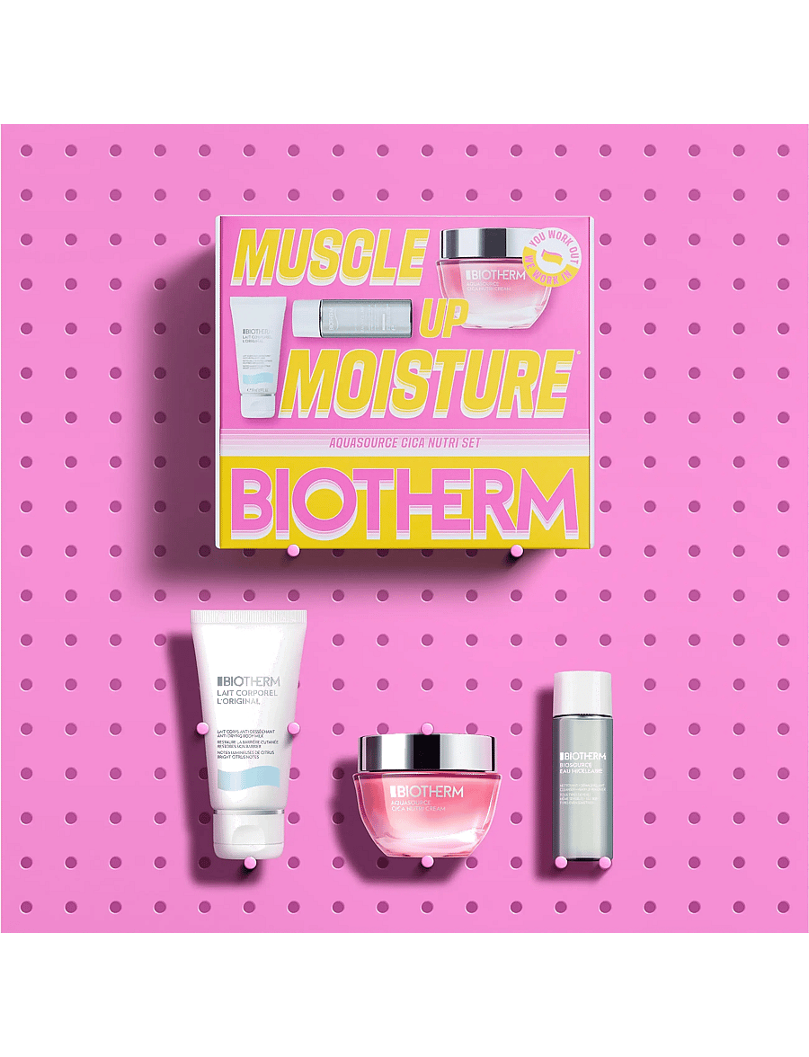 Biotherm - Biotherm Aquasource Cica Nutri Holiday Set 2026 - gåvoset - clear - 2