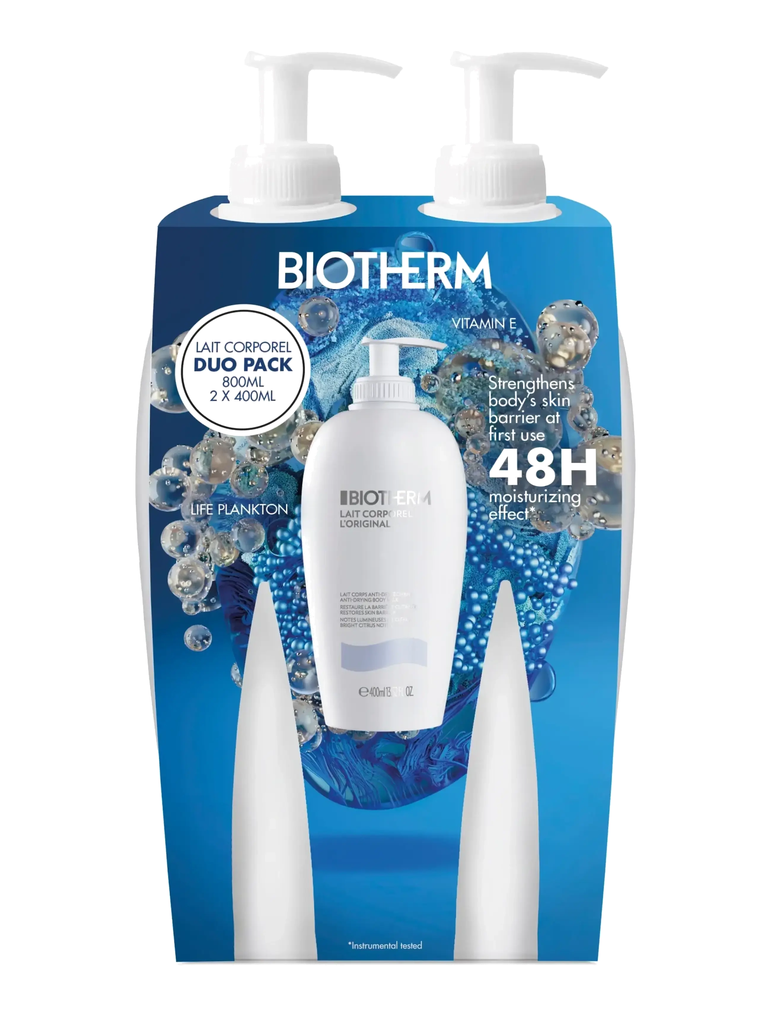 Biotherm Biotherm Lait Corporel Body Lotion 400ml Duo Pack - Destination Vacation  - CLEAR / undefined