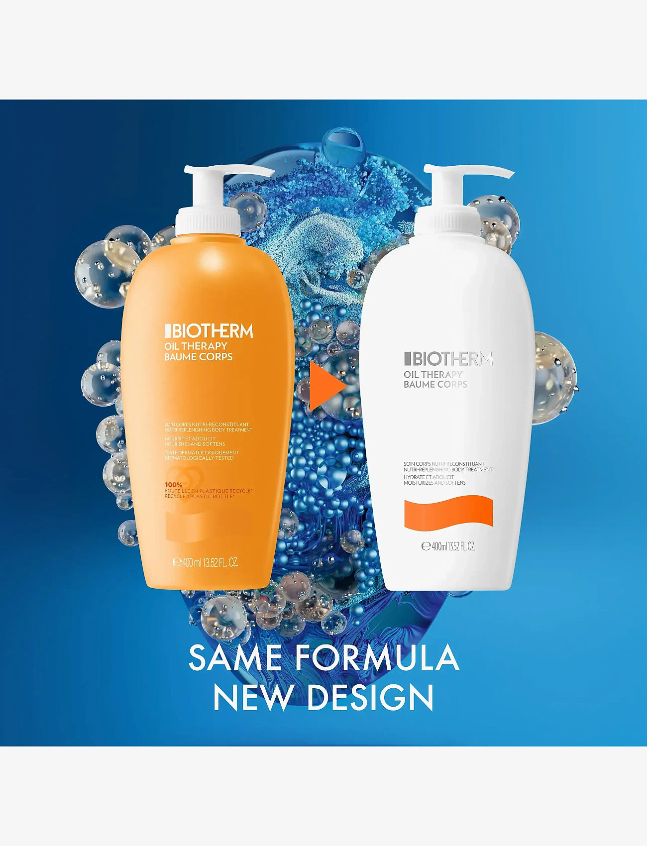 Biotherm - Biotherm Baume Corps Oil Therapy Moisturizing Body Lotion 400ml - lotion & creams - clear - 1