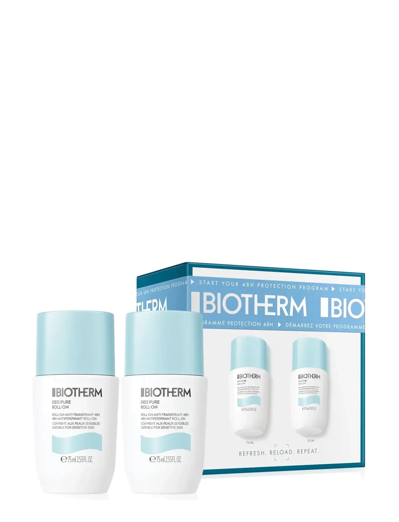 Biotherm Biotherm Deo Pure Roll-On Set Duo Set 2025 - Deo roll-on - CLEAR / undefined