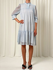 Birgitte Herskind - Liva Dress - summer dresses - light blue checks - 2