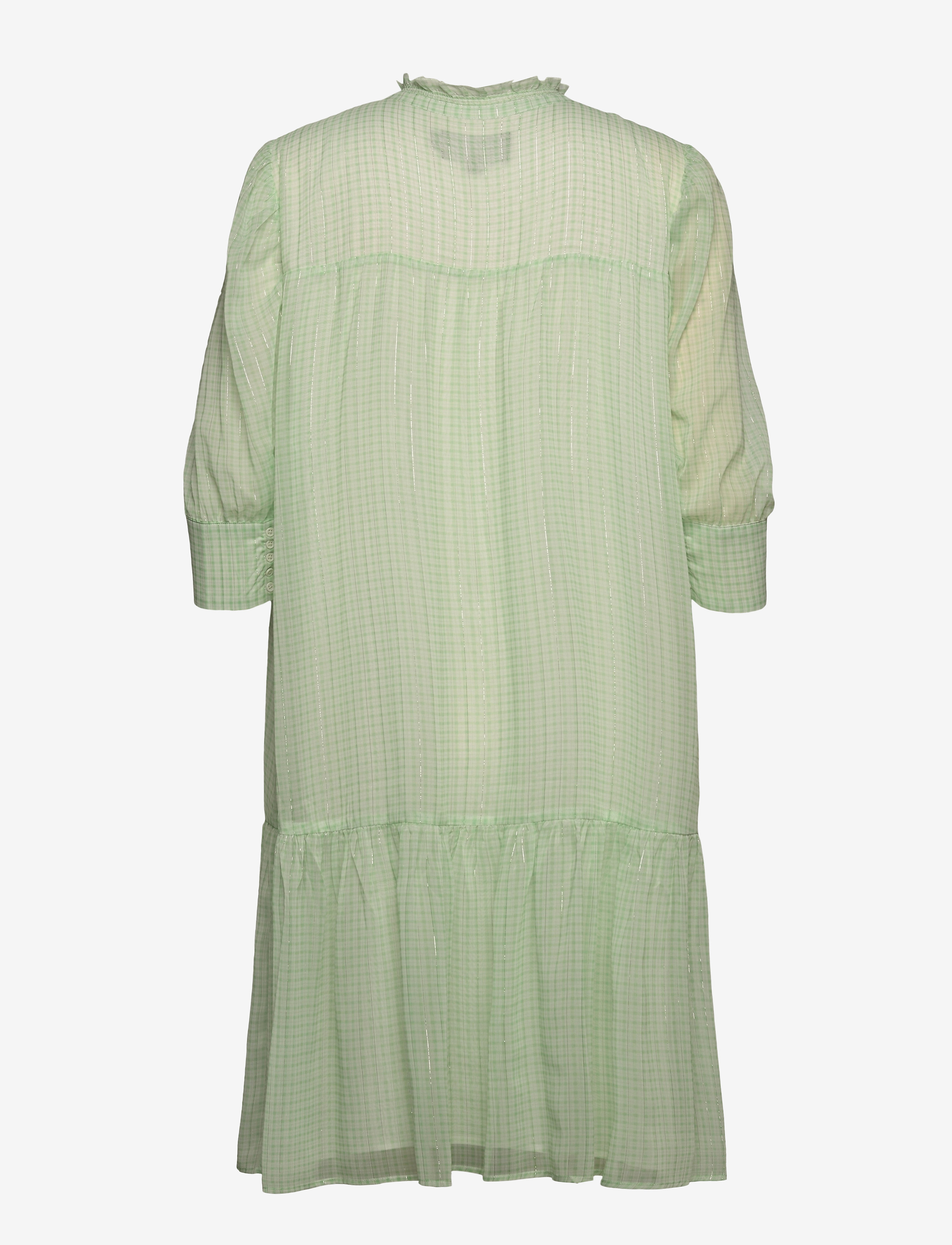 Birgitte Herskind - Liva Dress - midikleider - light green checks - 1