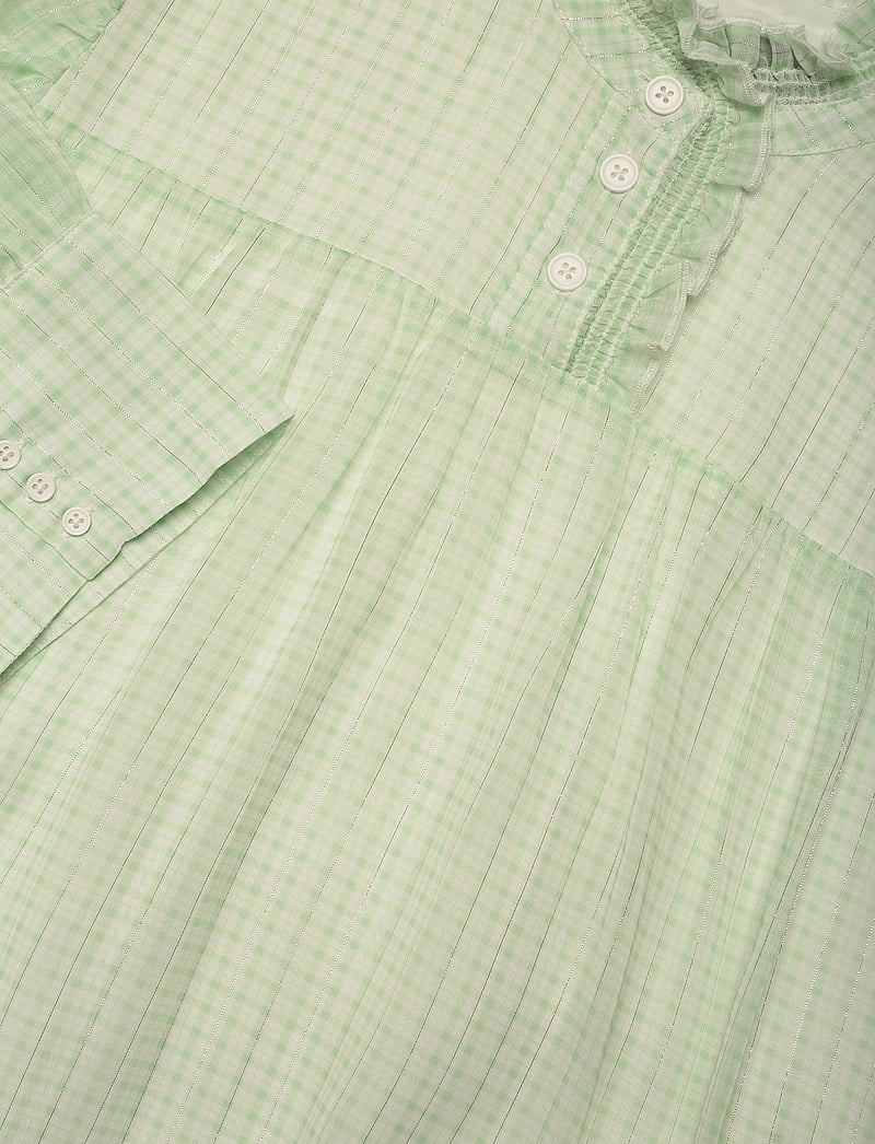 Birgitte Herskind - Liva Dress - suvekleidid - light green checks - 2