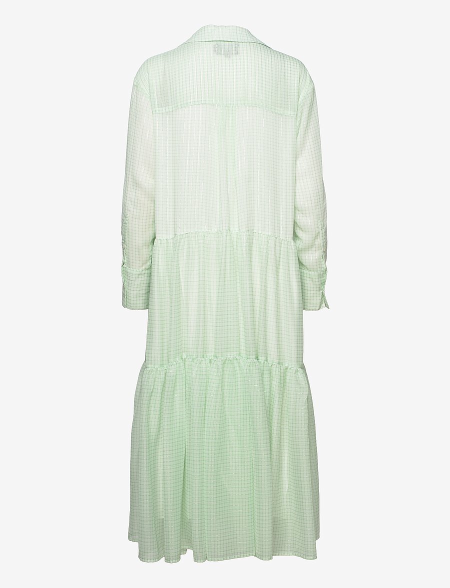 Birgitte Herskind - Trine Ltd. Dress - Light Green Checks - light green checks - 1