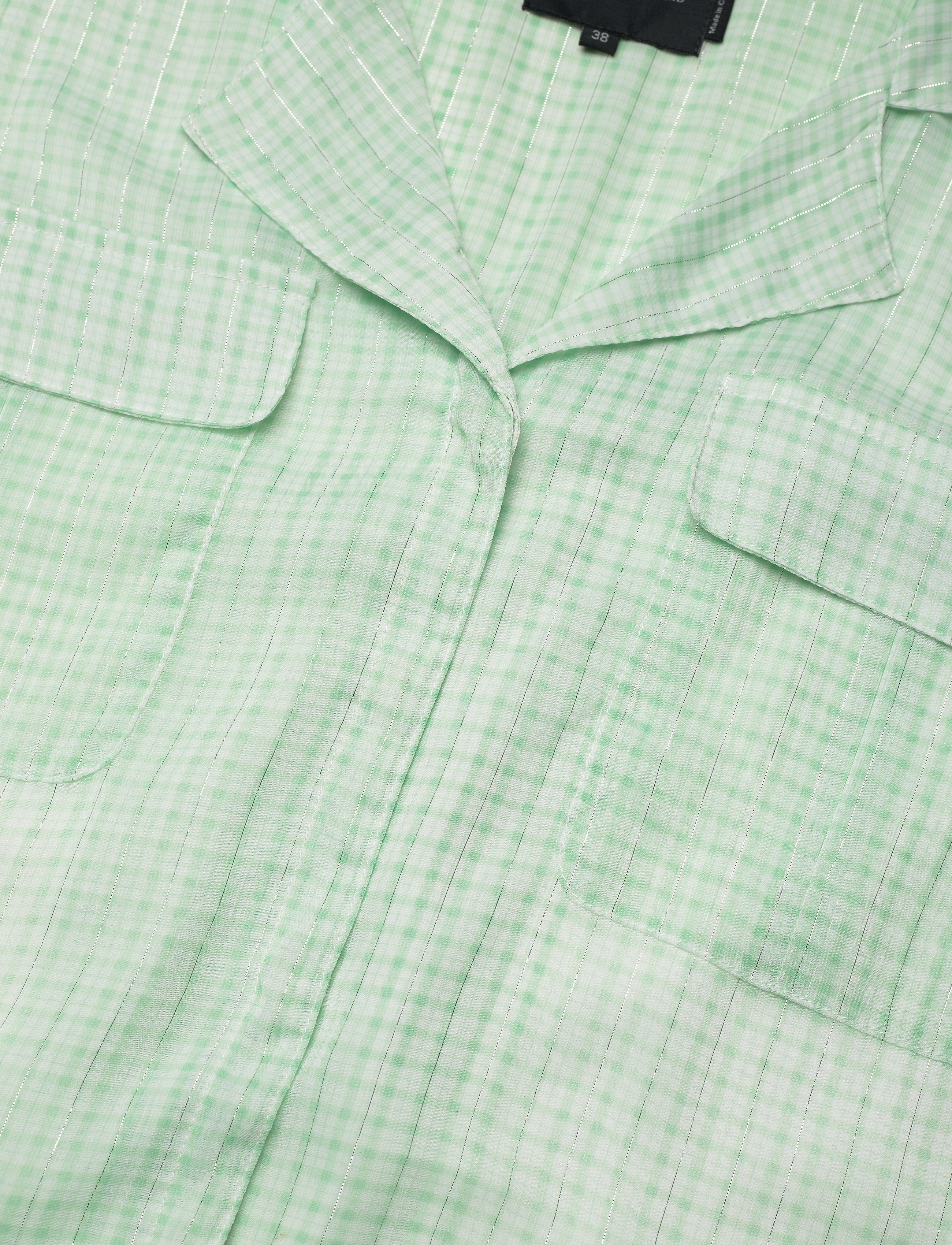 Birgitte Herskind - Trine Ltd. Dress - Light Green Checks - light green checks - 2