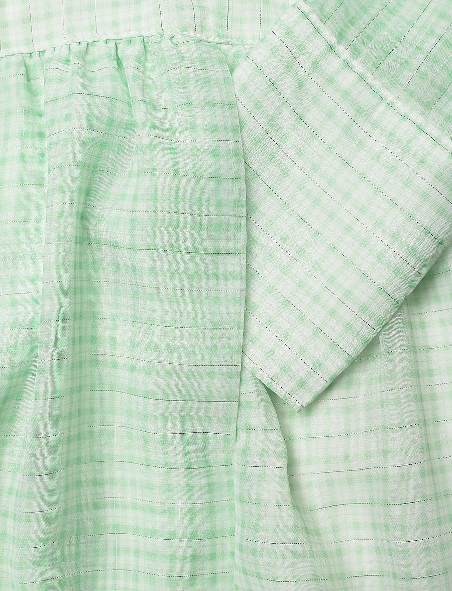 Birgitte Herskind - Trine Ltd. Dress - Light Green Checks - light green checks - 3