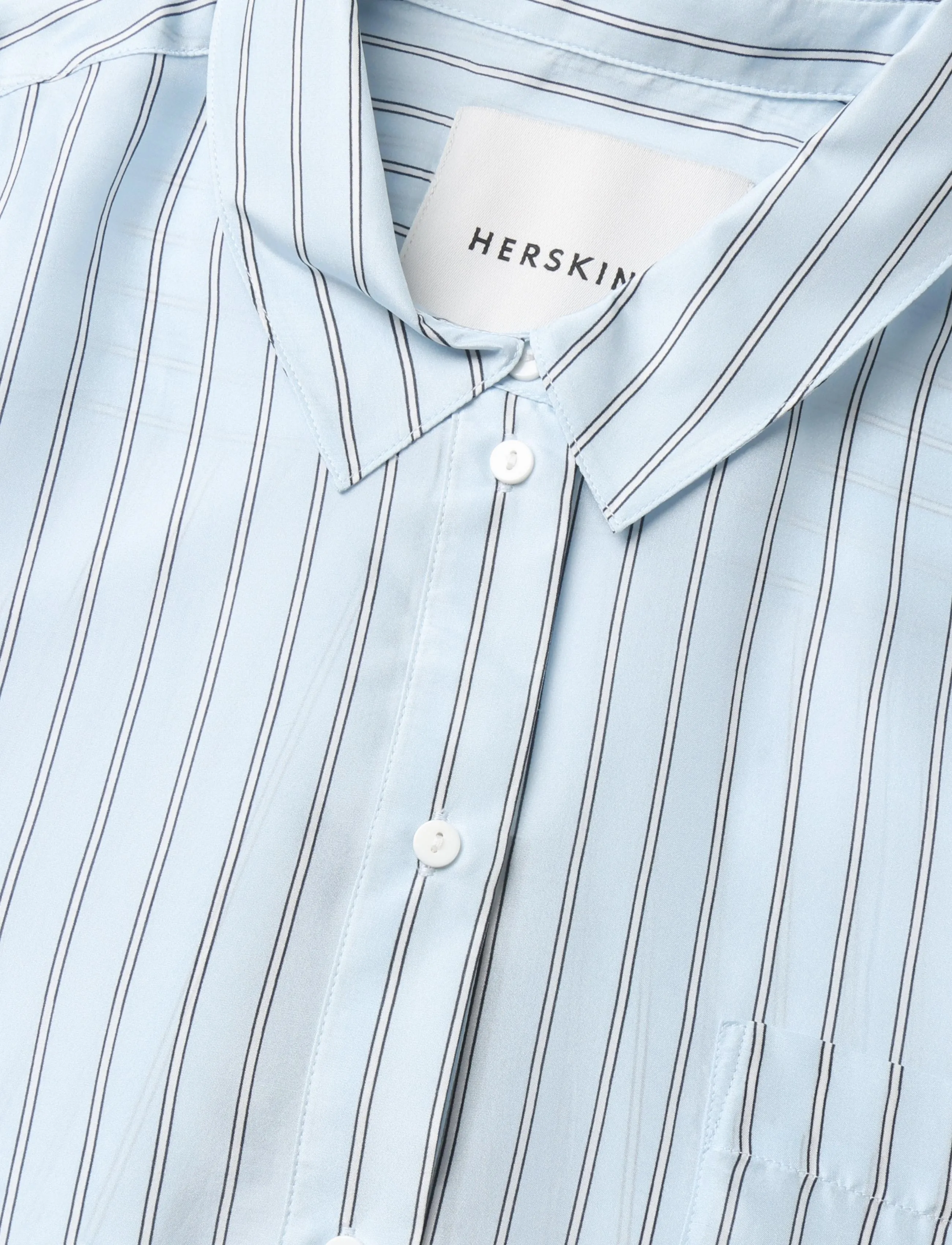 Birgitte Herskind - Meyer Dress - hemdkleider - light blue stripe - 2