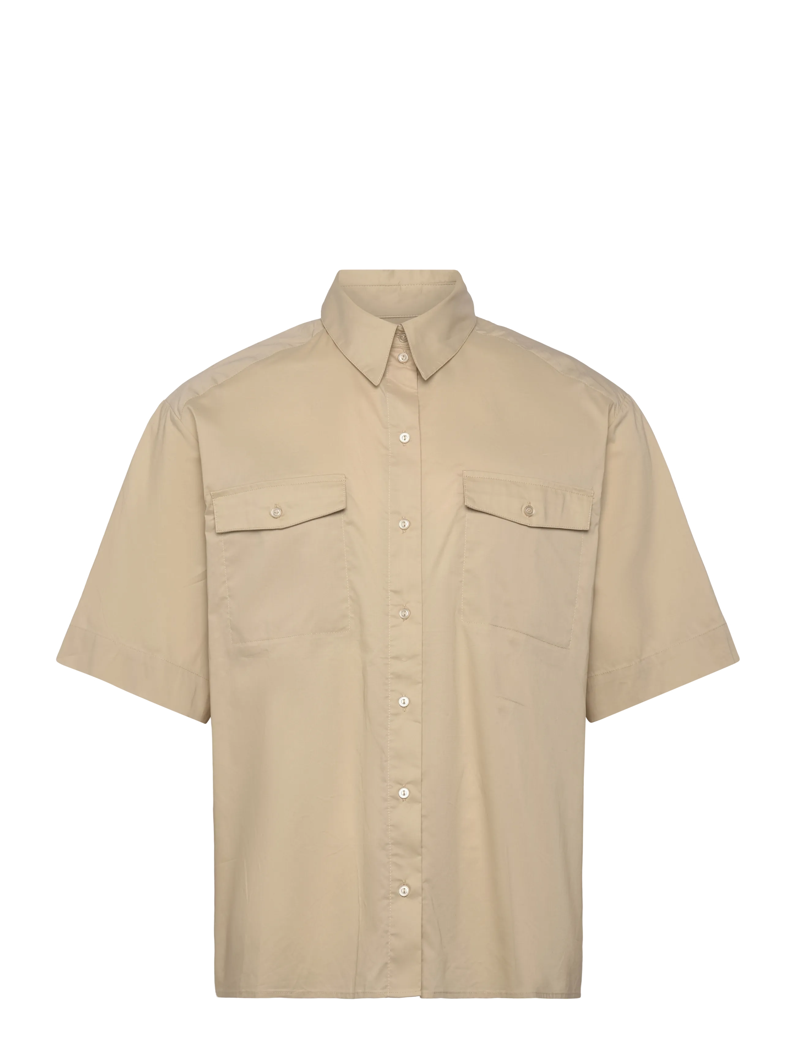 Birgitte Herskind Helle Shirt - Kurzärmlige Hemden - SAND / beige