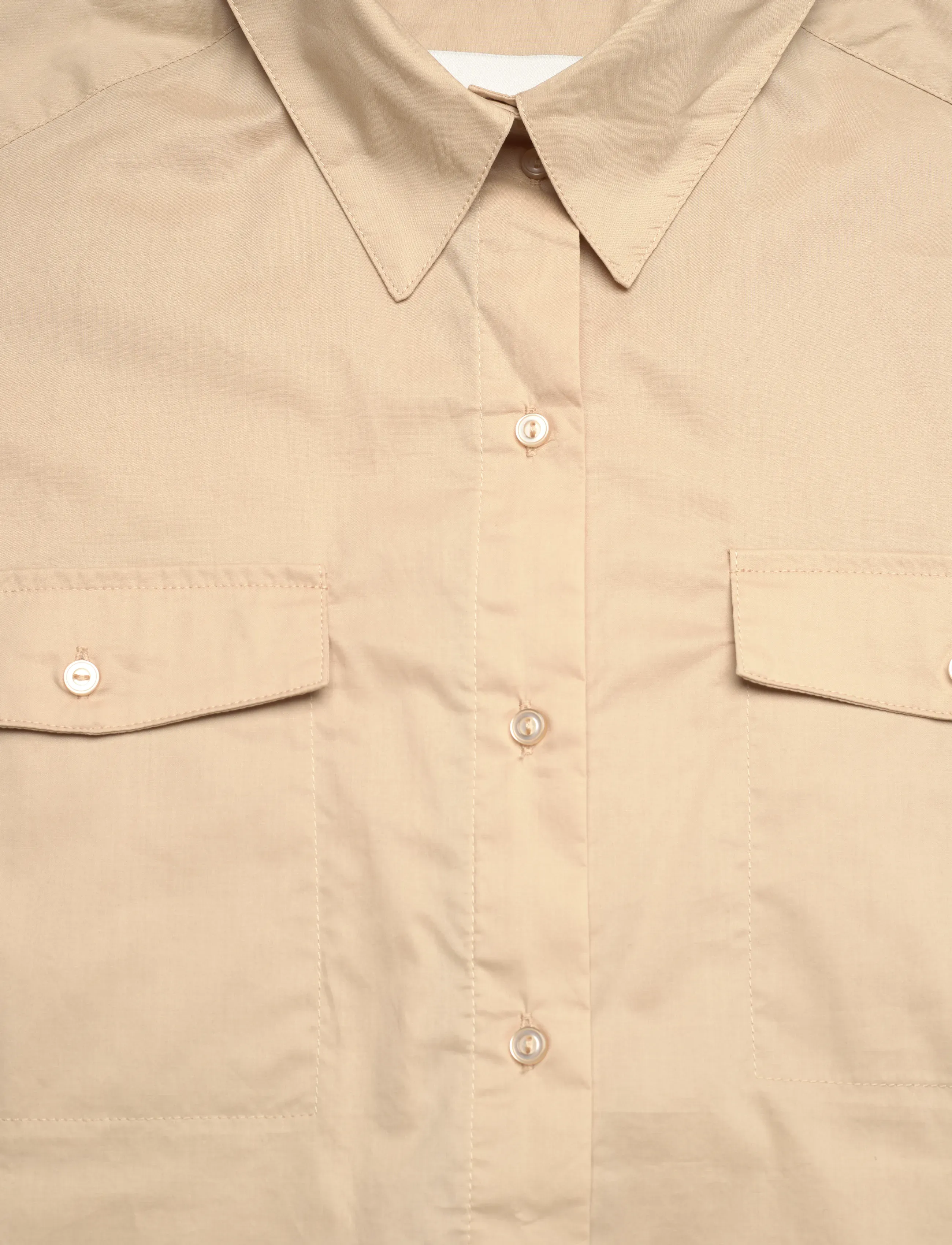 Birgitte Herskind - Helle Shirt - kurzärmlige hemden - sand - 2