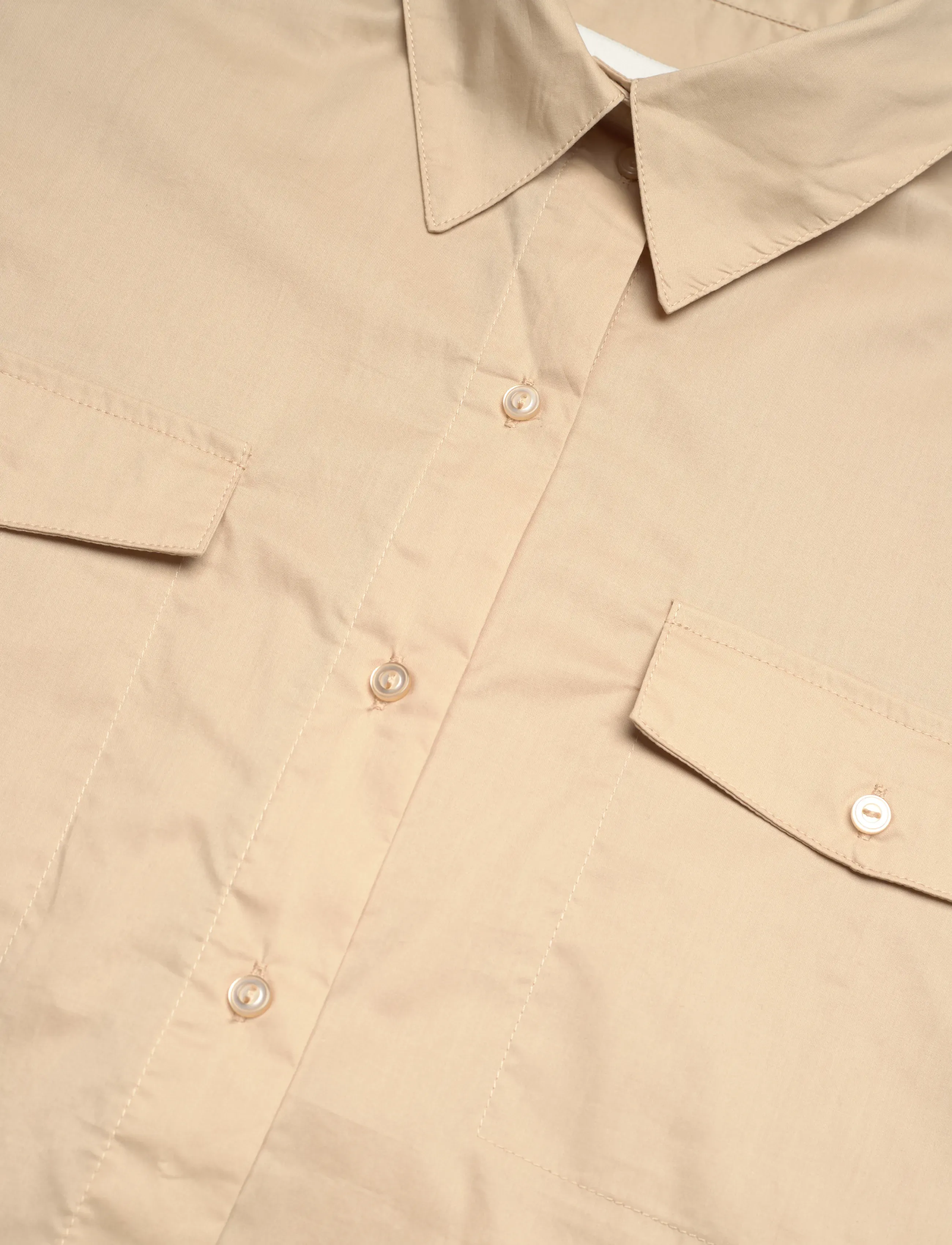Birgitte Herskind - Helle Shirt - kurzärmlige hemden - sand - 3