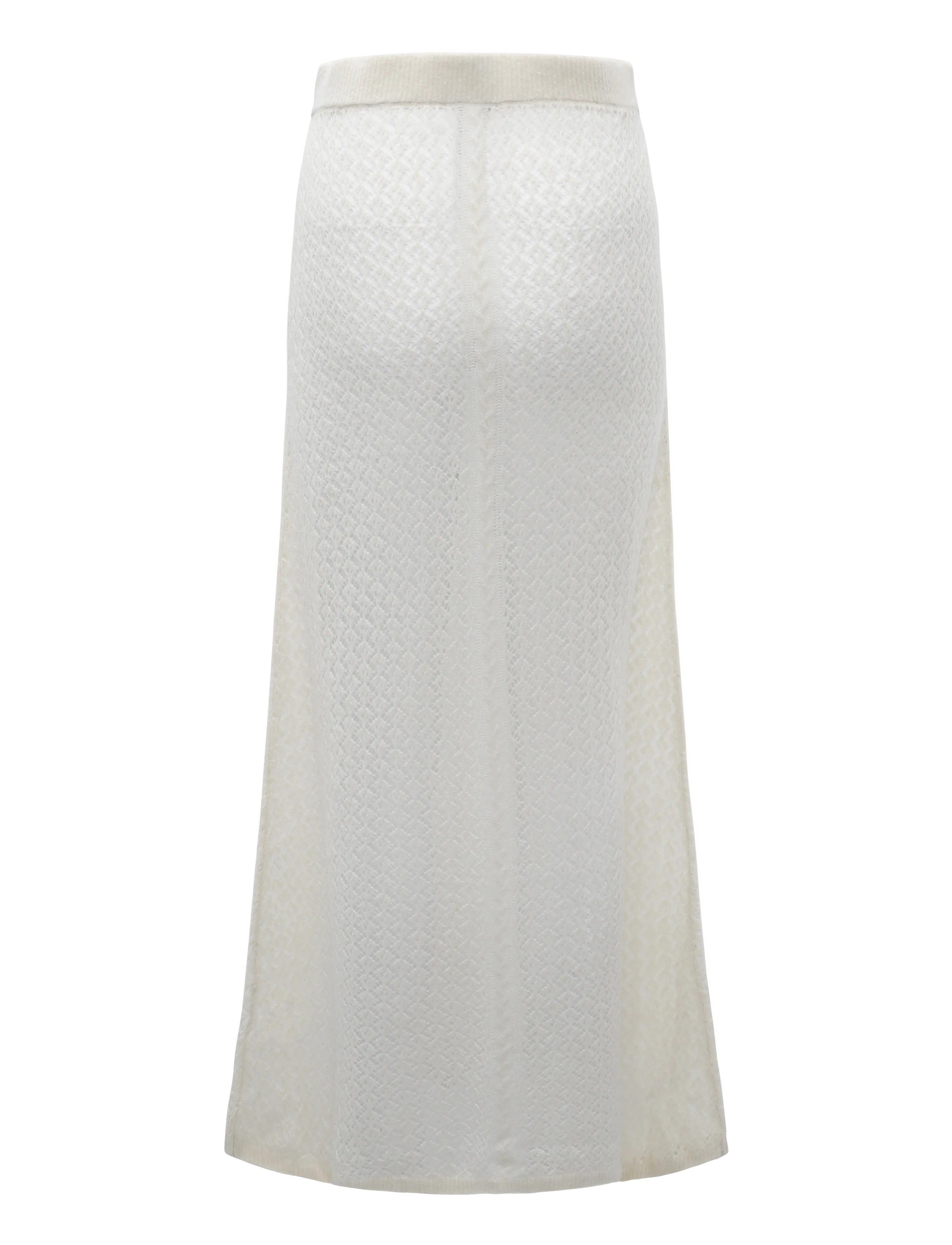 Birgitte Herskind - Mimi Knit Skirt - stickade kjolar - creme - 1