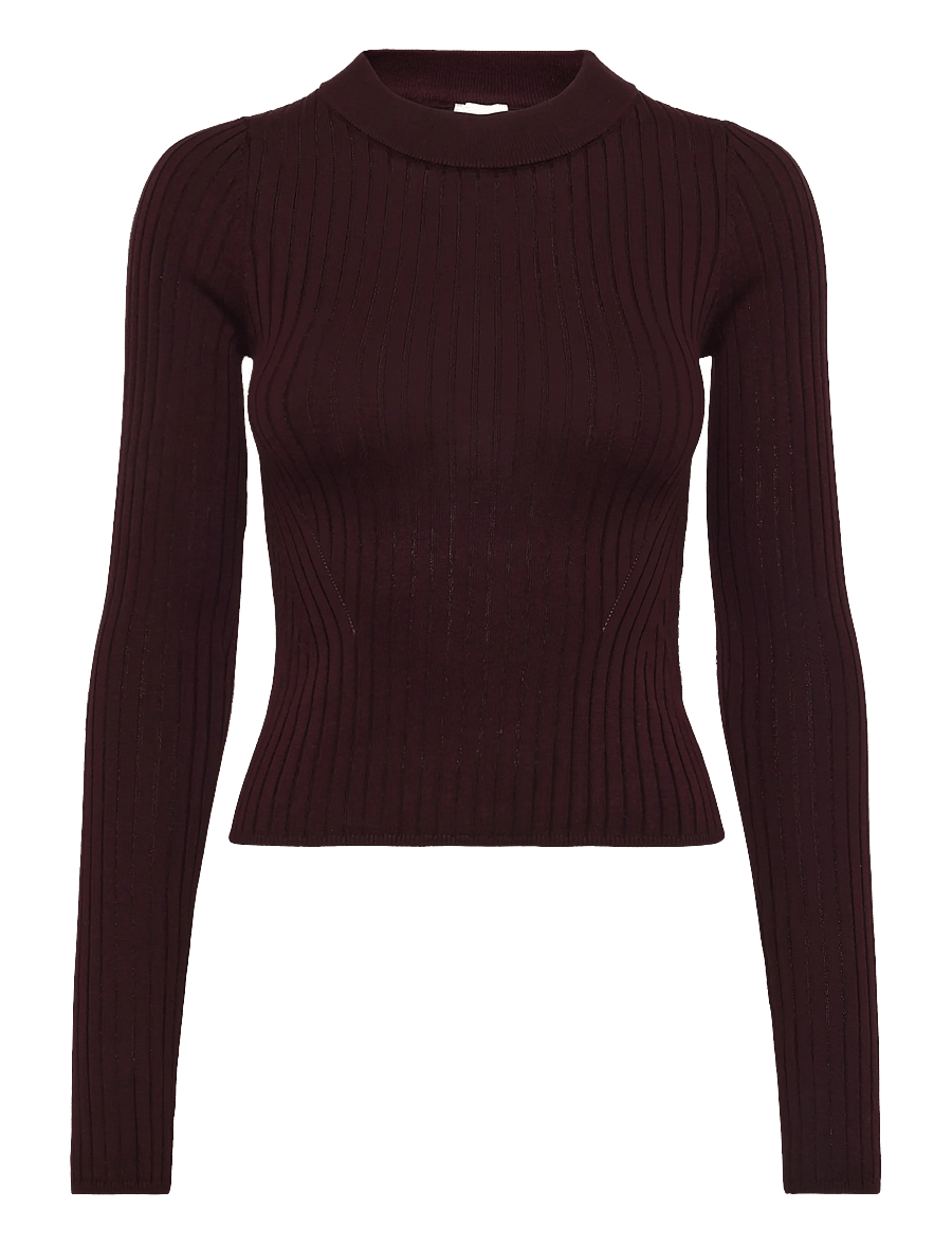 Birgitte Herskind - Daniella Knit Blouse - wine red - 0