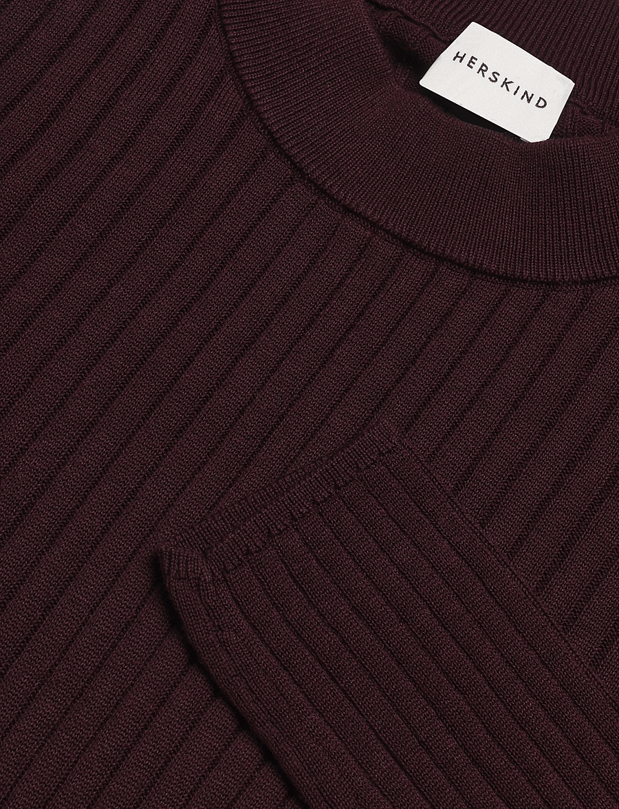 Birgitte Herskind - Daniella Knit Blouse - wine red - 2