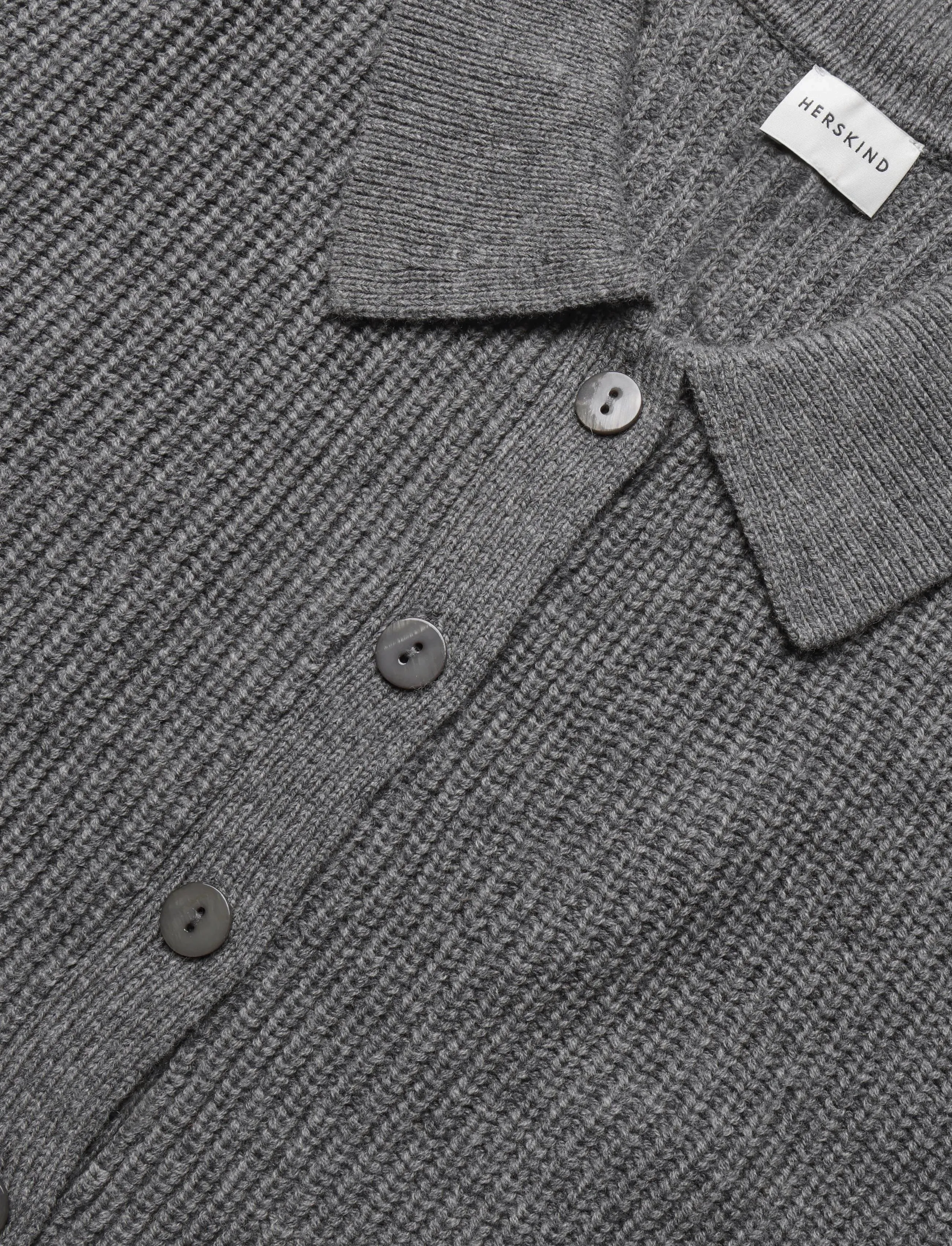Birgitte Herskind - Aria Knit Cardigan - kašmiir - dark grey - 5