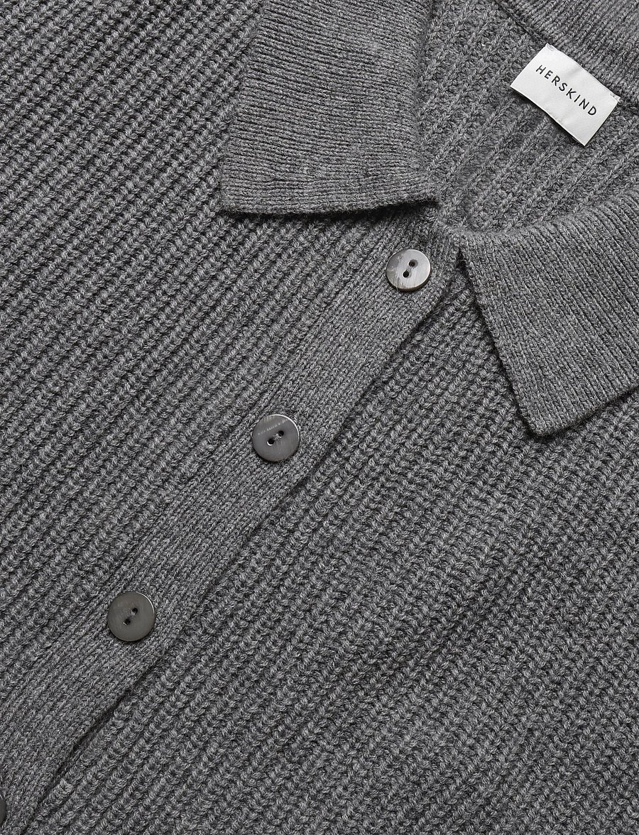 Birgitte Herskind - Aria Knit Cardigan - kašmiir - dark grey - 5