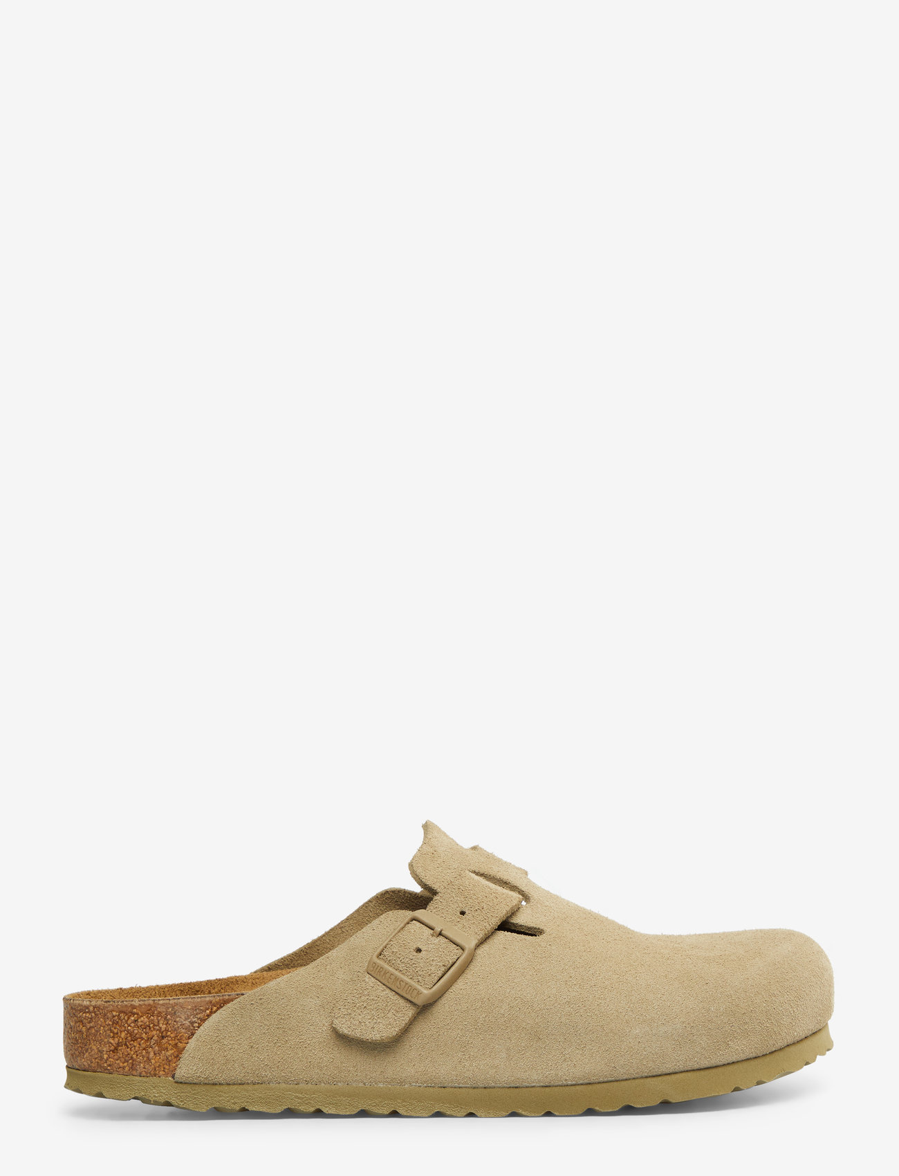 Birkenstock - Boston Suede Leather - mules & clogs - faded khaki - 1