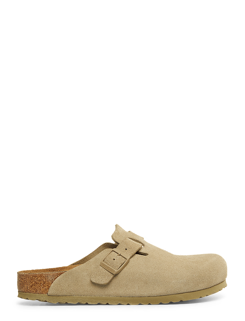 Birkenstock - Boston Suede Leather - mules & clogs - faded khaki - 1