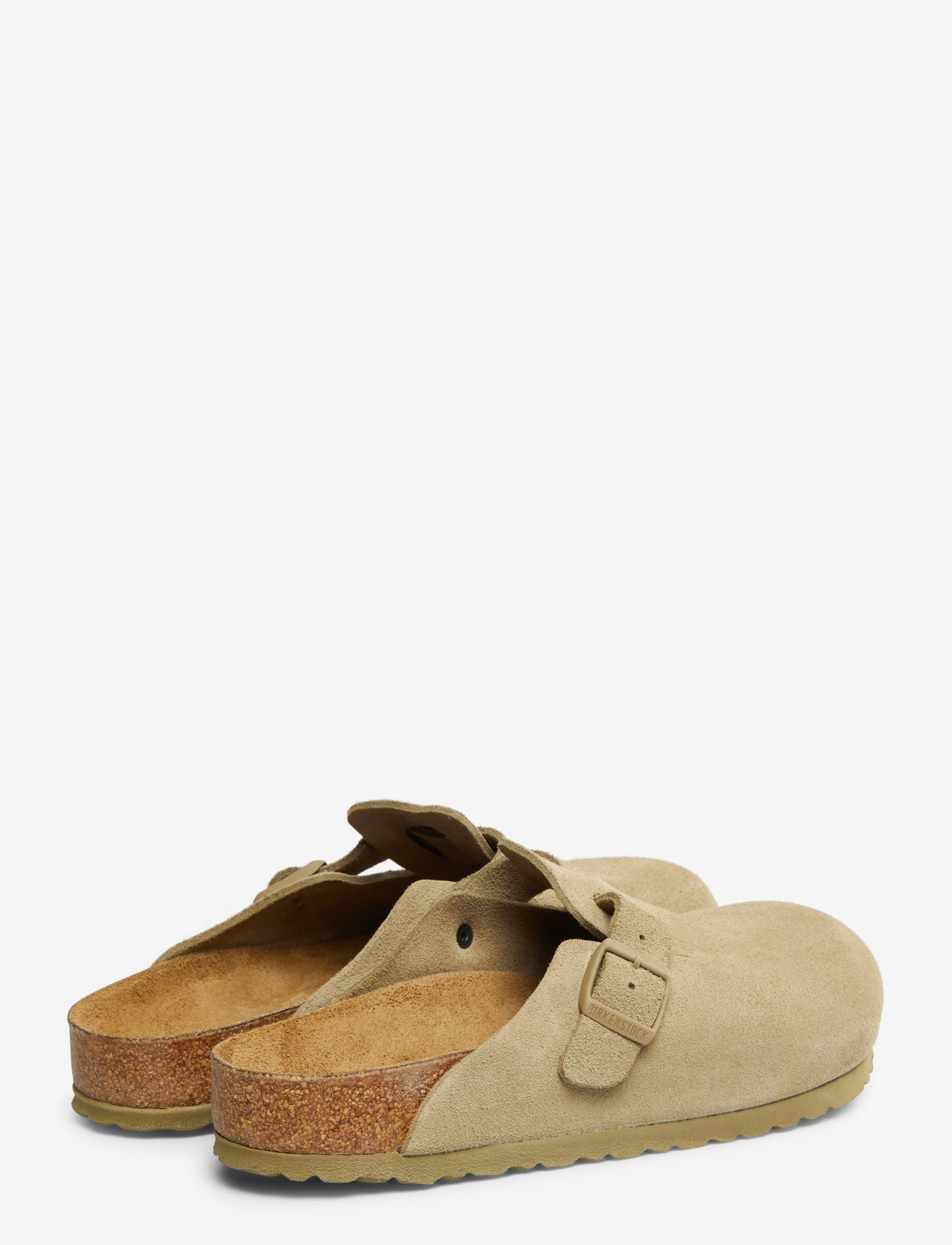 Birkenstock - Boston Suede Leather - mules & clogs - faded khaki - 4