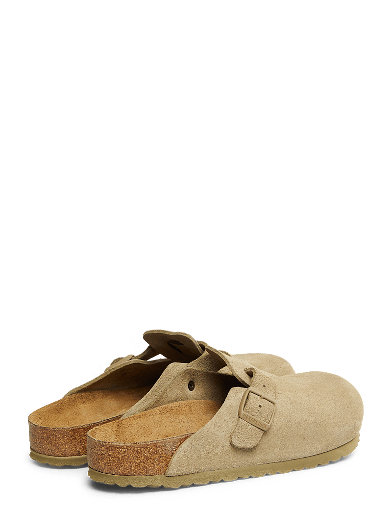 Birkenstock - Boston Suede Leather - mules & clogs - faded khaki - 4