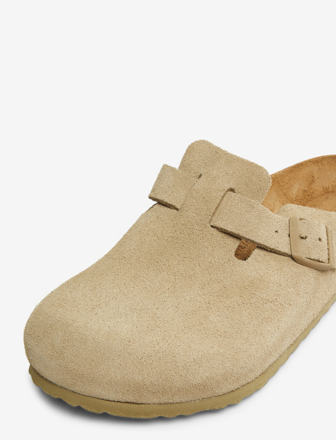 Birkenstock - Boston Suede Leather - mules & clogs - faded khaki - 5