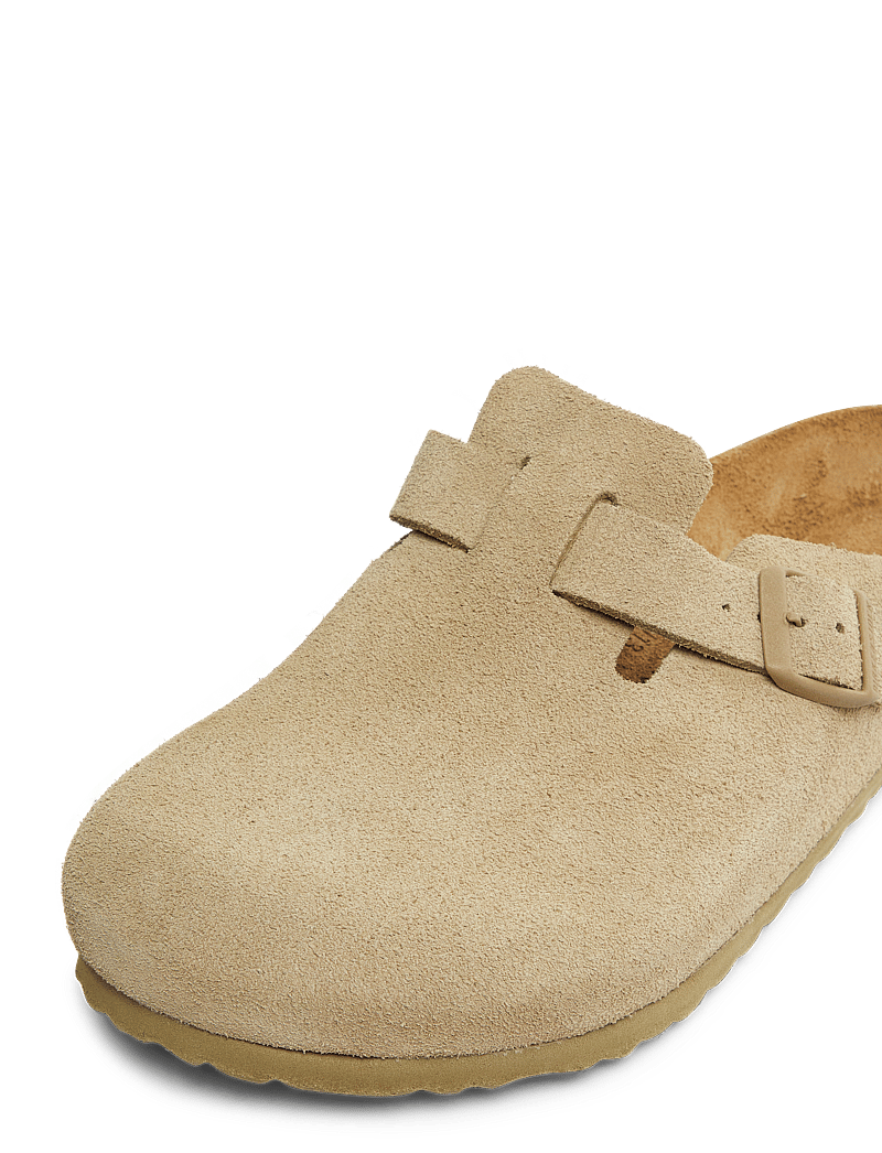 Birkenstock - Boston Suede Leather - mules & clogs - faded khaki - 5