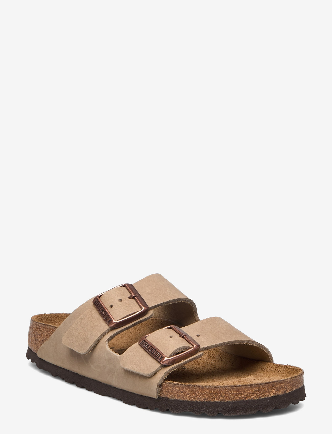 Birkenstock - Arizona Natural Leather Oiled - flade sandaler - tabacco brown - 0