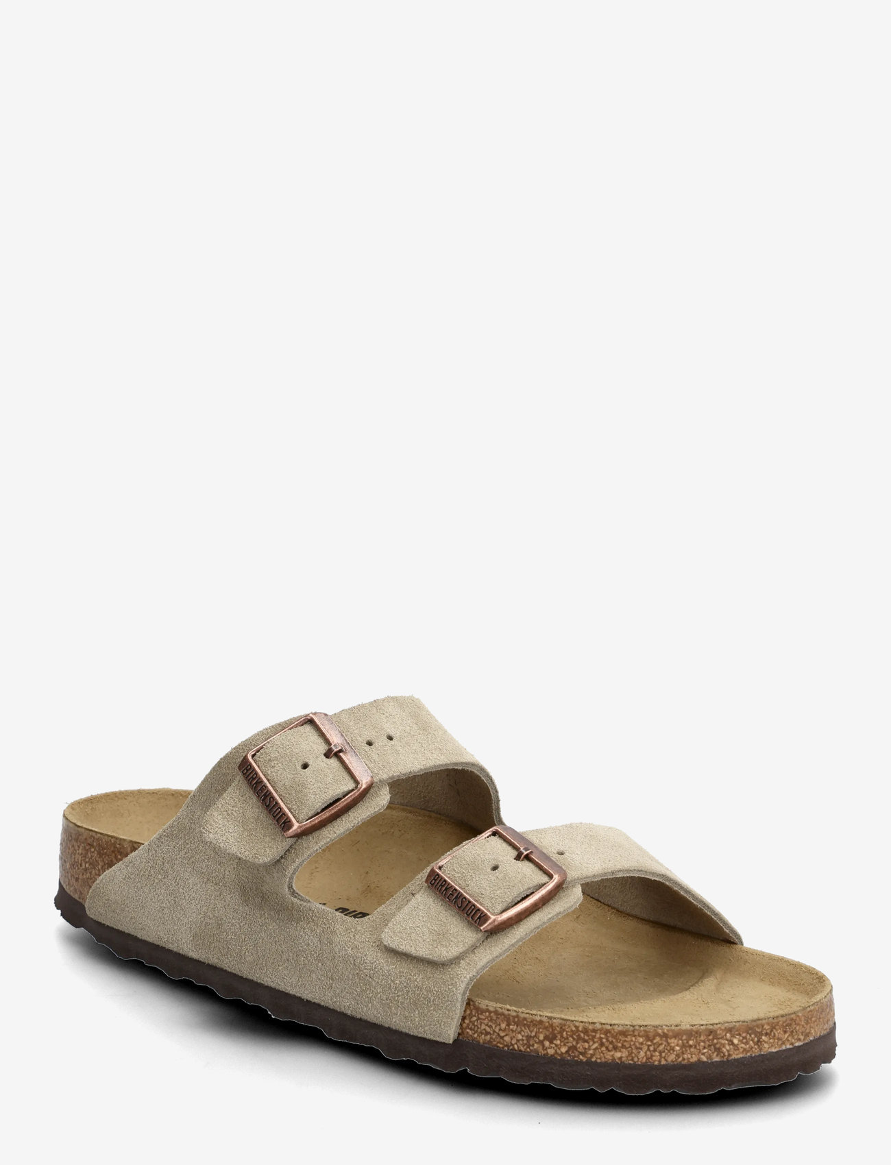 Birkenstock - Arizona - platta sandaler - taupe - 0