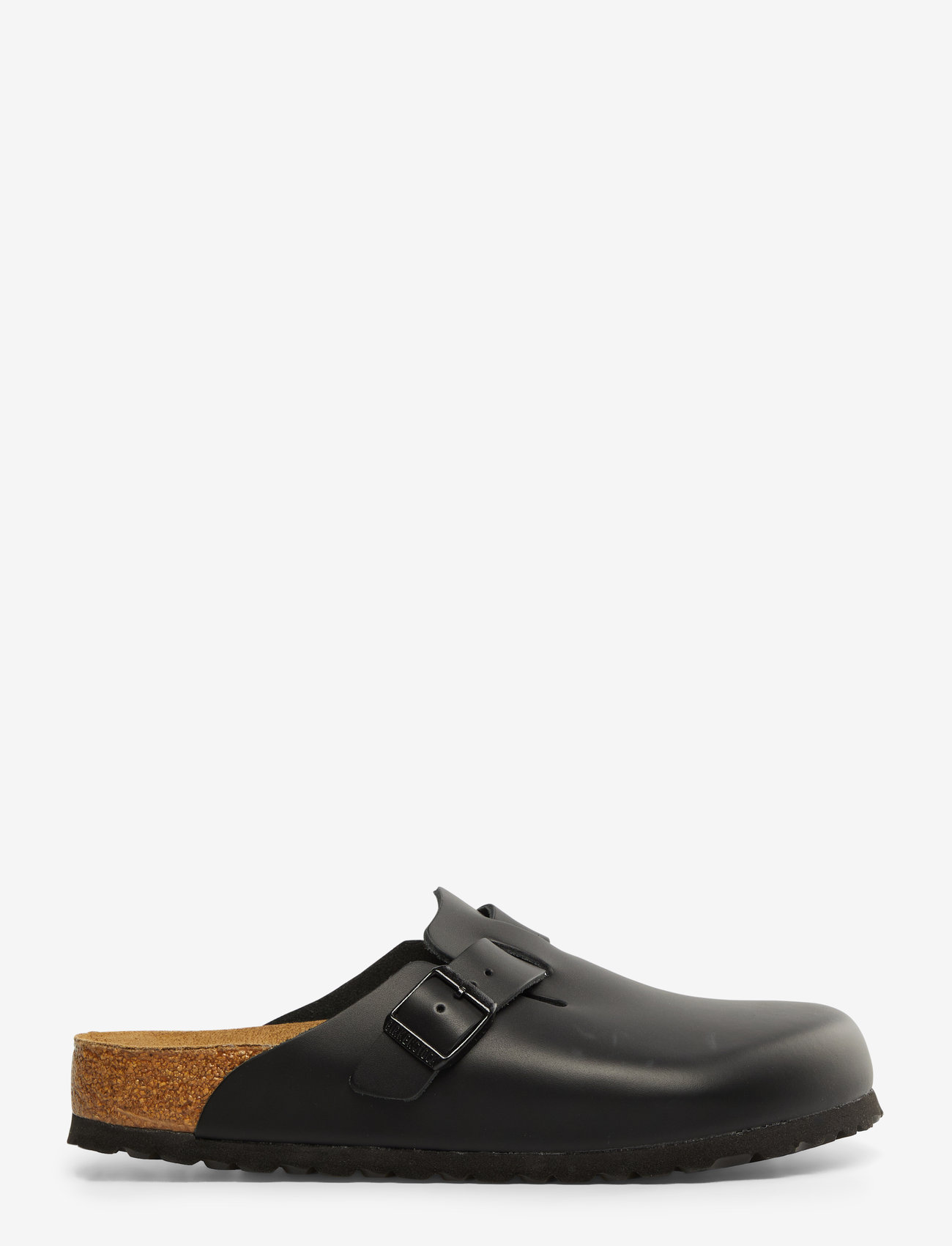 Birkenstock - Boston Natural Leather - kontsata muula-stiilid jalanõud - black - 1