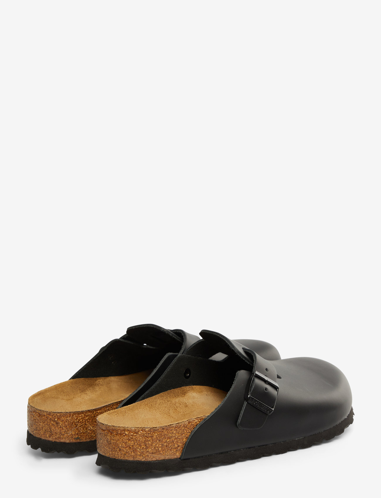 Birkenstock - Boston Natural Leather - kontsata muula-stiilid jalanõud - black - 4
