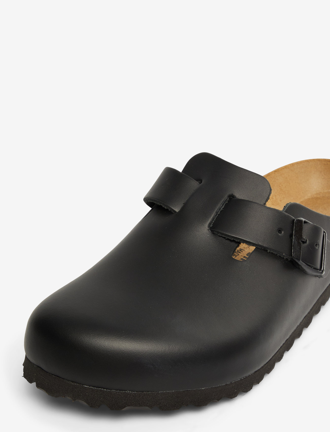 Birkenstock - Boston Natural Leather - kontsata muula-stiilid jalanõud - black - 5