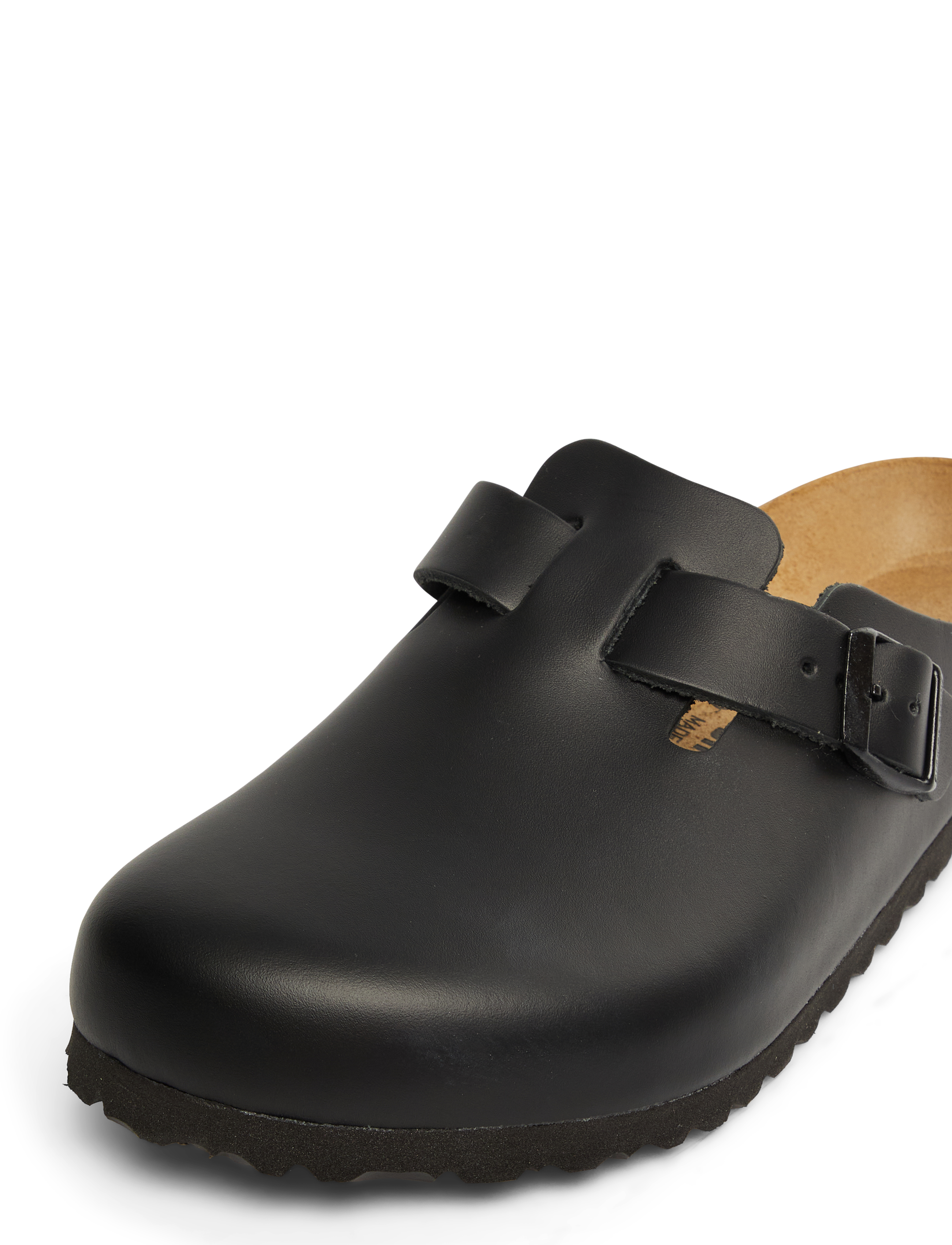 Birkenstock - Boston Natural Leather - black - 5