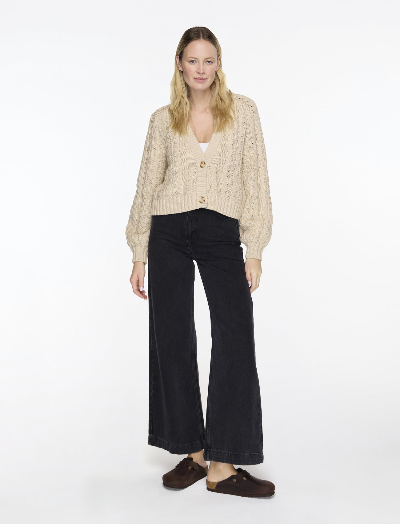 Birkenstock - Boston Natural Leather Oiled - flade mules - habana - 2