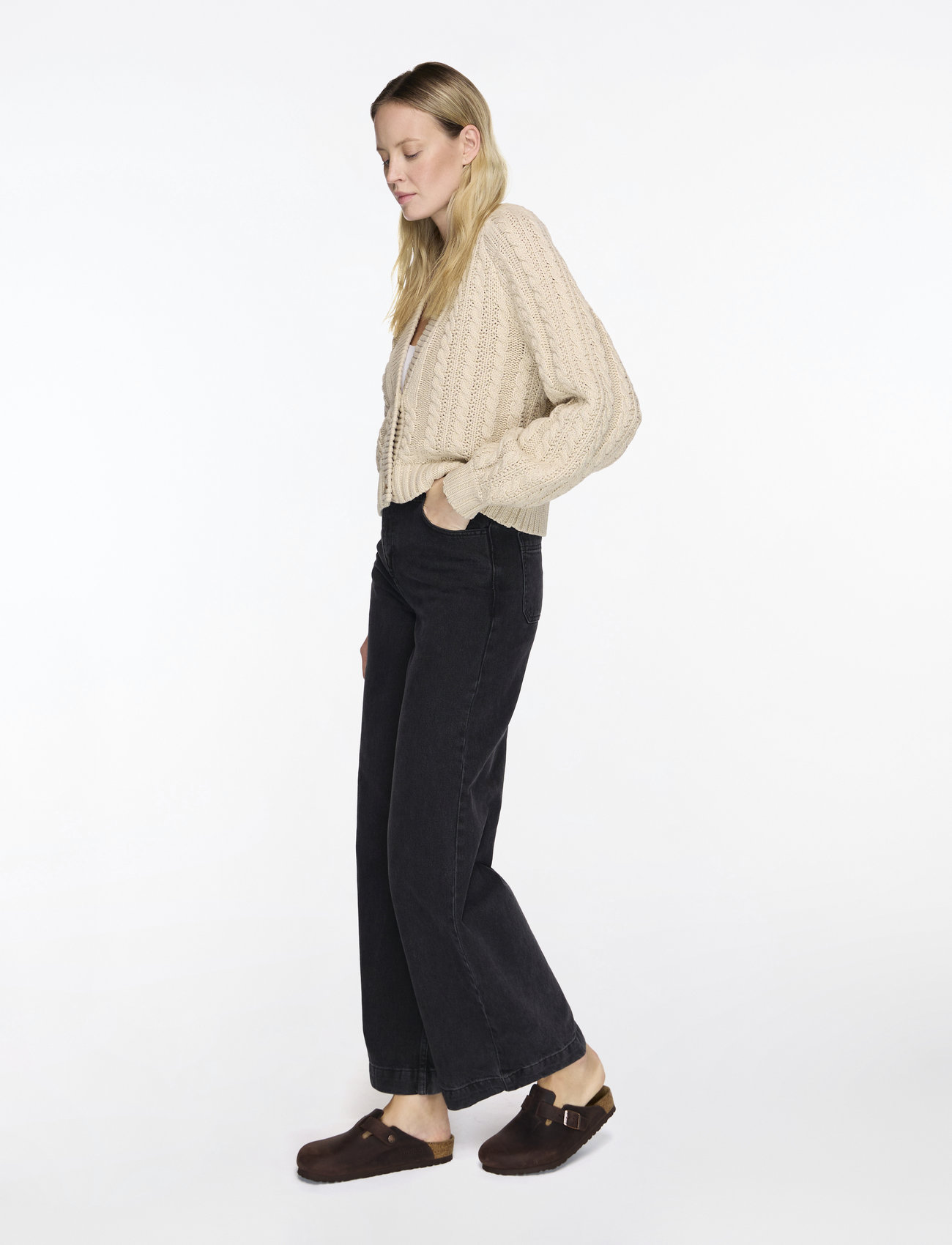 Birkenstock - Boston Natural Leather Oiled - flade mules - habana - 3