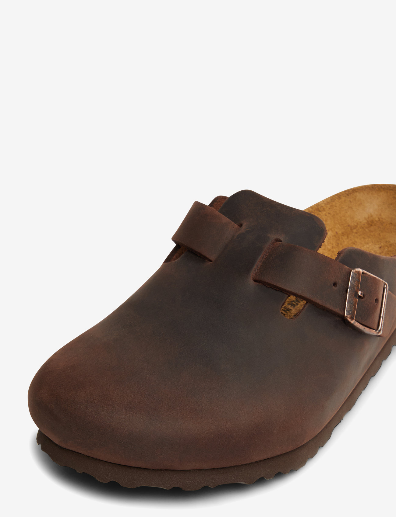 Birkenstock - Boston Natural Leather Oiled - flade mules - habana - 5