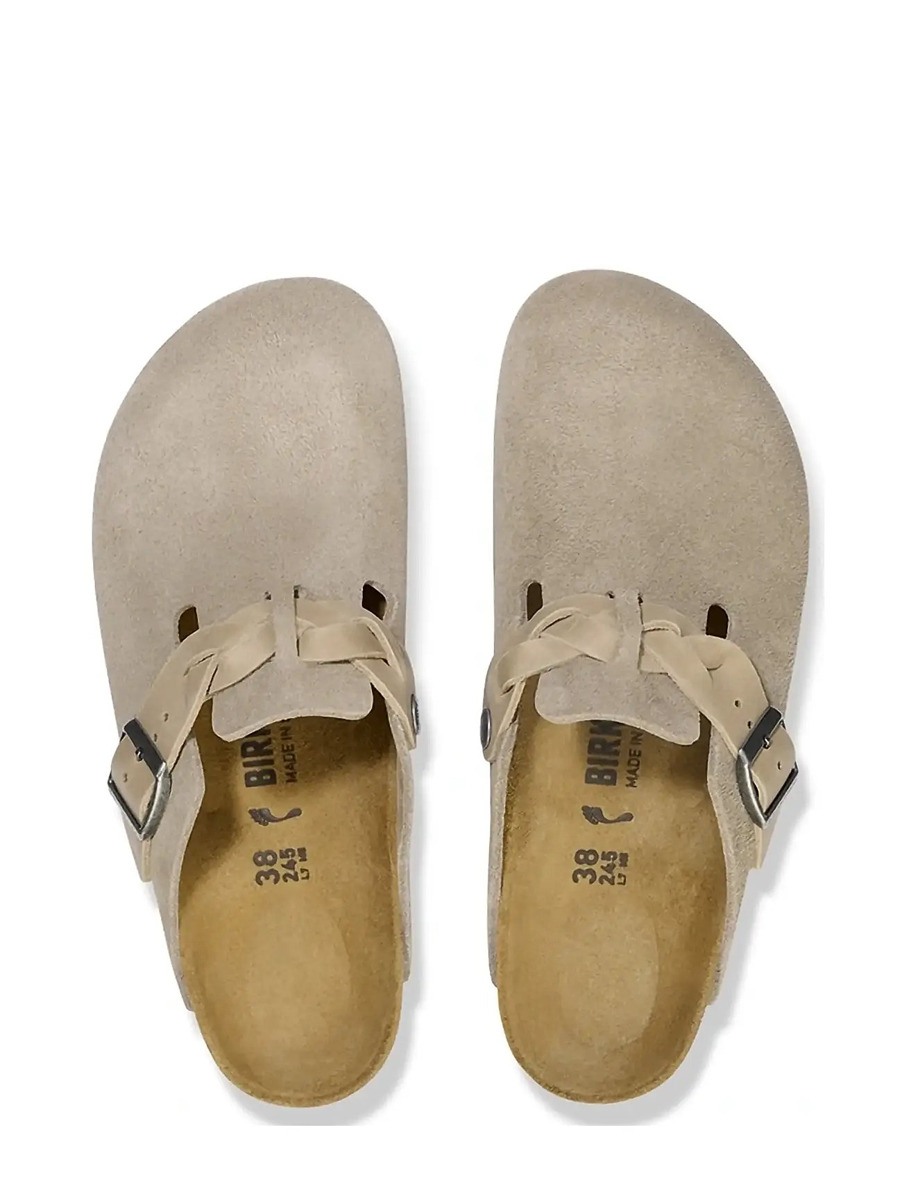 Birkenstock Boston Braided Suede Leather loafers & mockasiner dam – bild 7