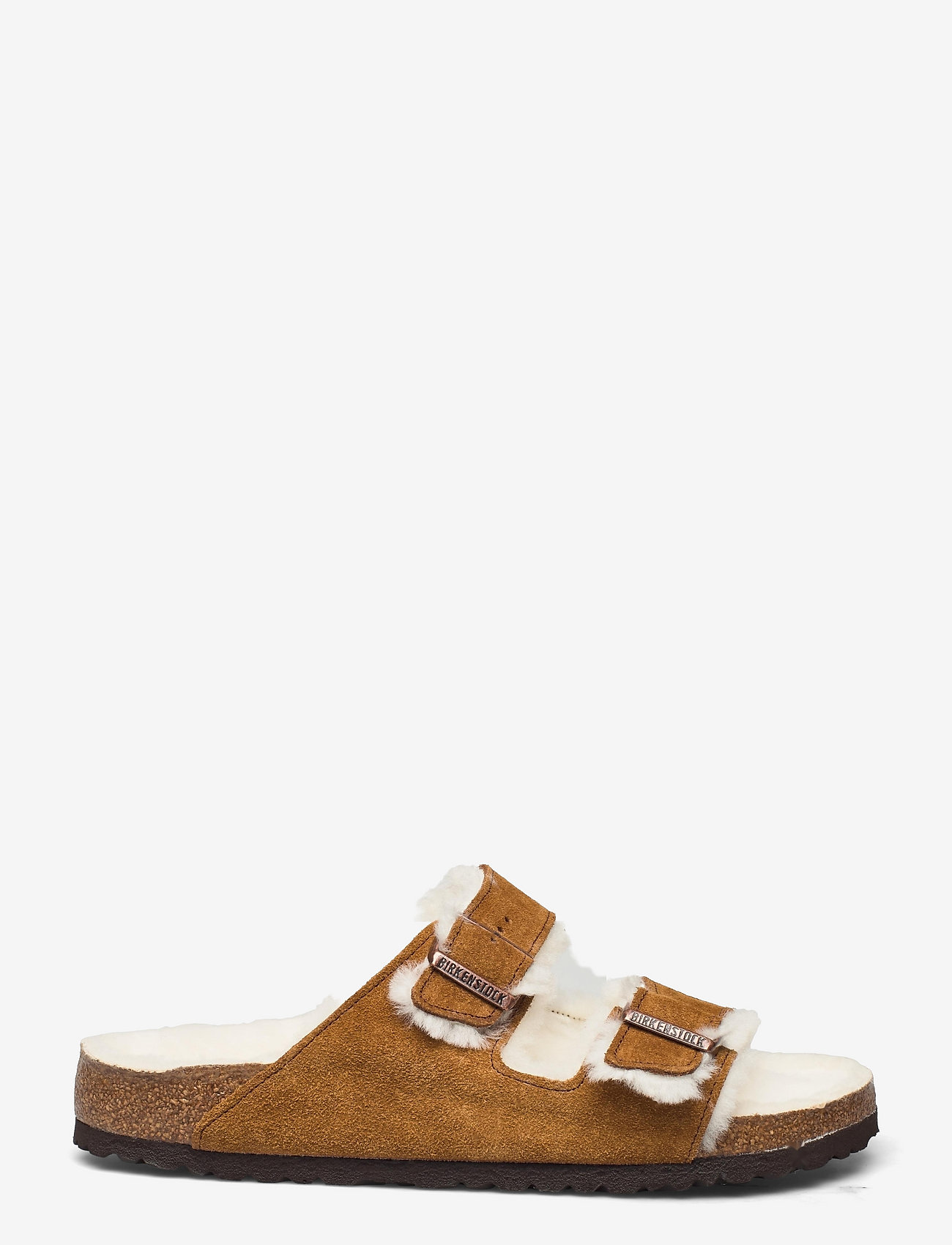 Birkenstock - Arizona Shearling LEVE Mink LAF - hjemmesko - mink - 1