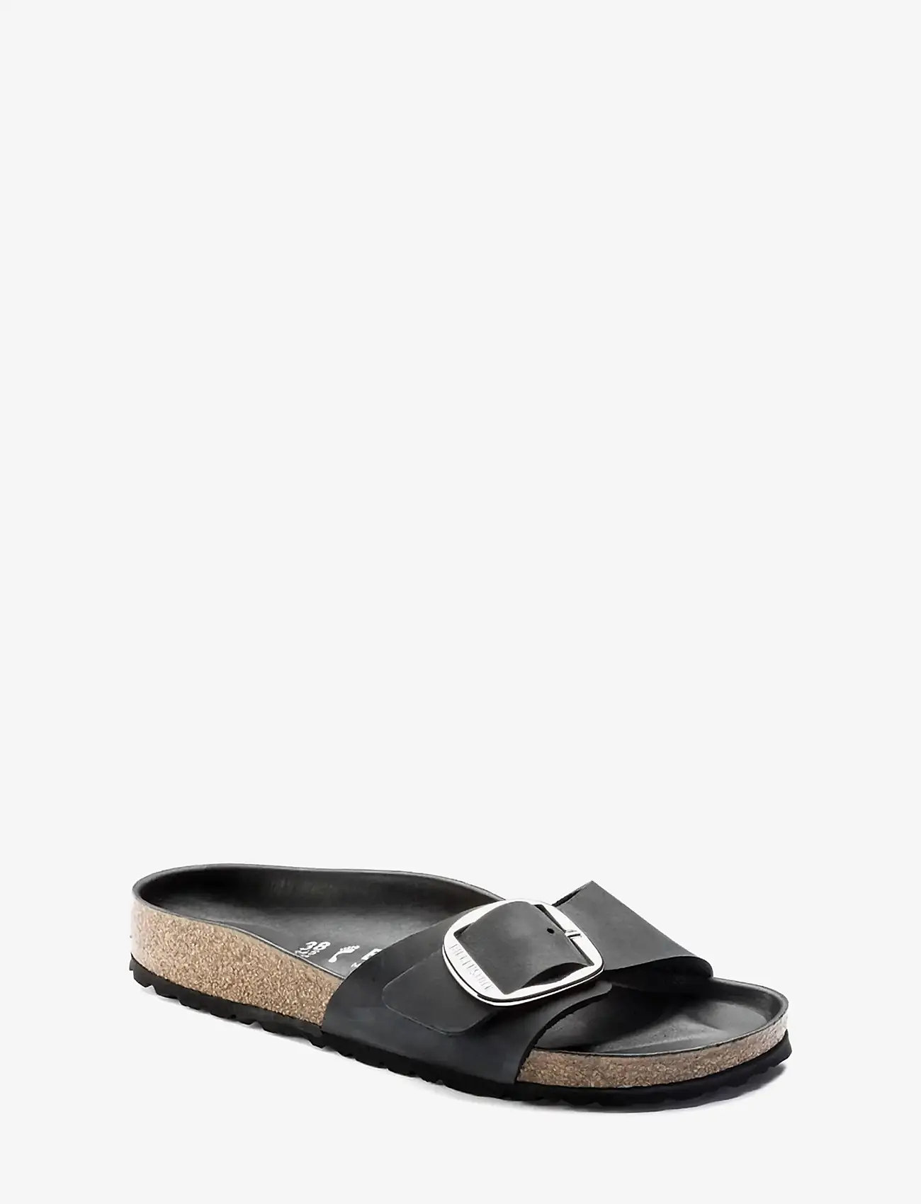 Birkenstock - Madrid Big Buckle LEOI  HEX - zempapēžu sandales - black - 0
