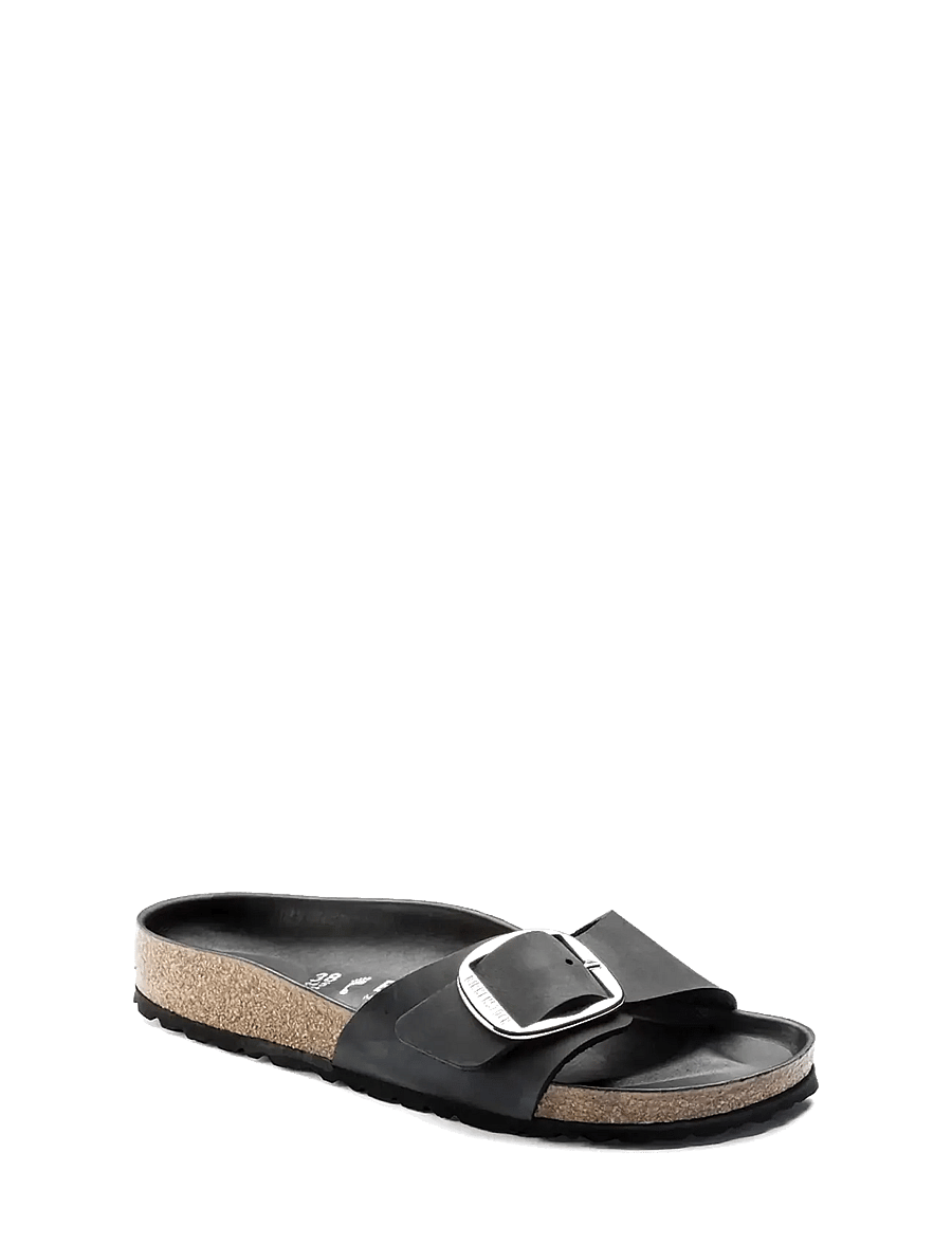 Birkenstock - Madrid Big Buckle - madalad sandaalid - black - 0