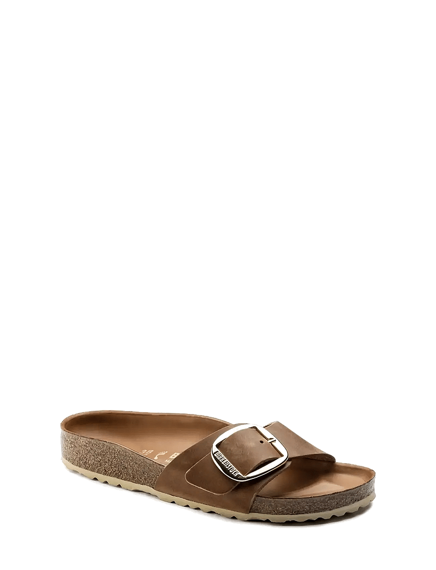 Birkenstock - Madrid Big Buckle - madalad sandaalid - cognac - 0
