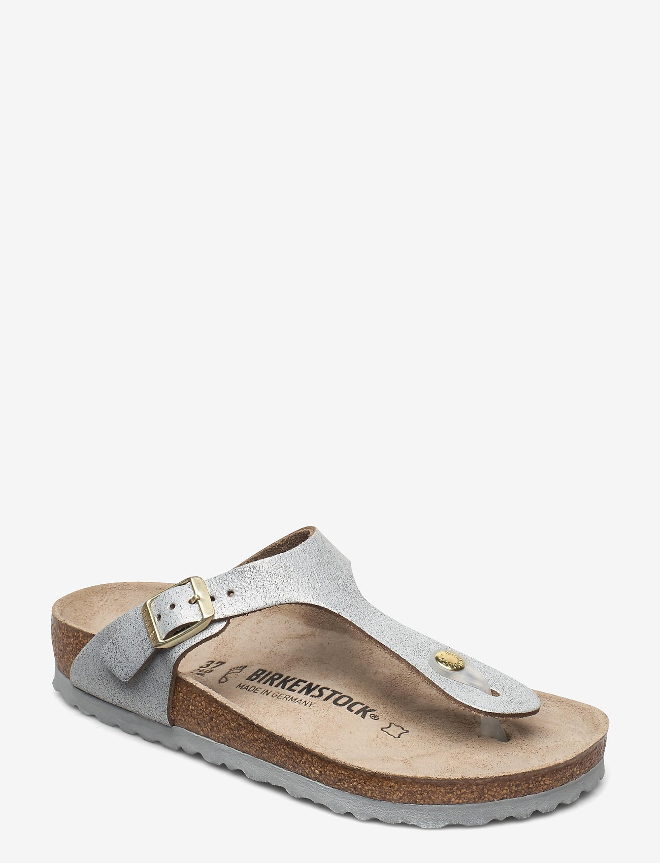 Birkenstock - Gizeh - washed metallic blue silver - 0