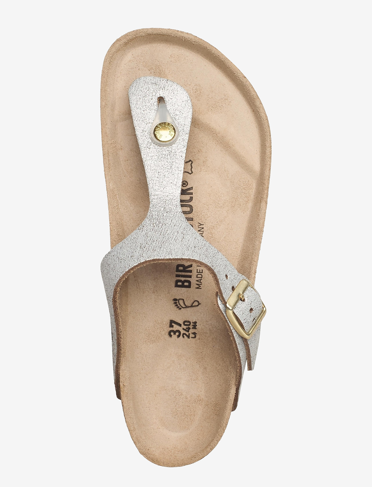 Birkenstock - Gizeh - washed metallic blue silver - 3