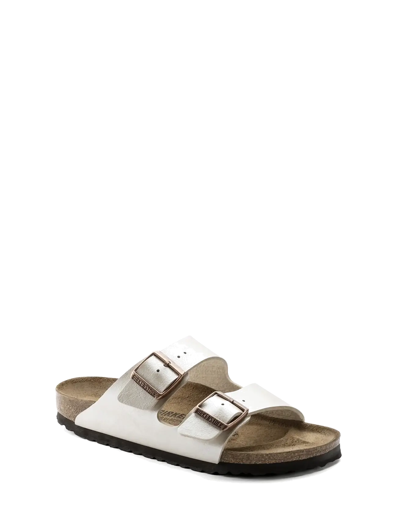 Birkenstock Arizona Bf Graceful Pearl White, Kvinder, Arizona Sandal, Hvid, Str: 41