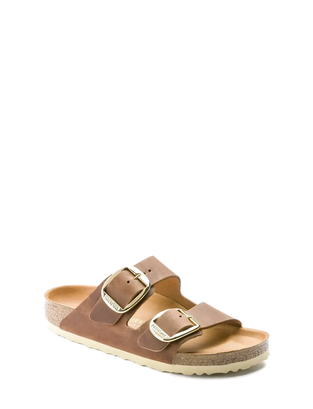 Birkenstock Arizona Big Buckle Leoi Cognac Hex, 40, Sandals, Braun - Flat, Frauen