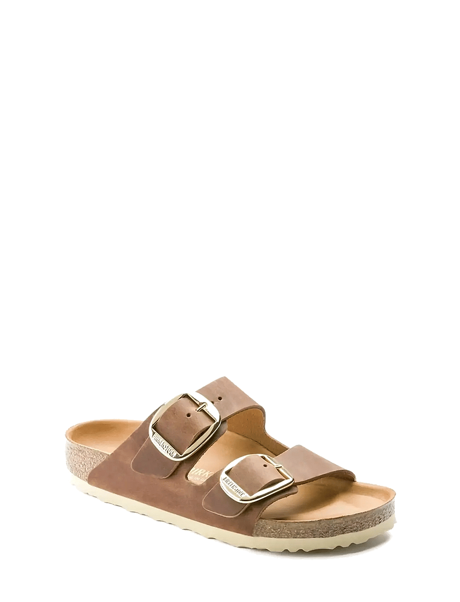 Birkenstock - Arizona Big Buckle LEOI Cognac HEX - madalad sandaalid - cognac - 0