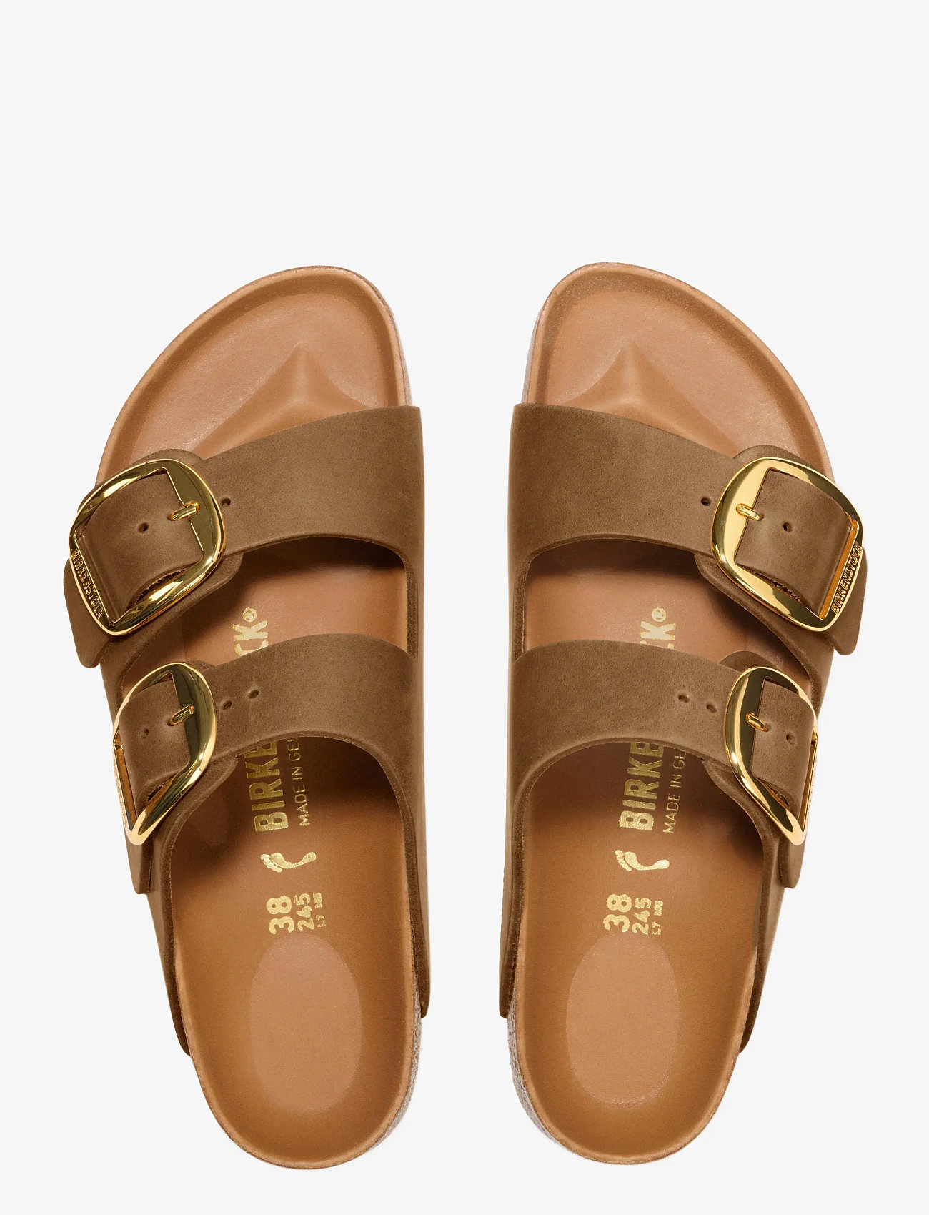 Birkenstock - Arizona Big Buckle LEOI Cognac HEX - matalat sandaalit - cognac - 1