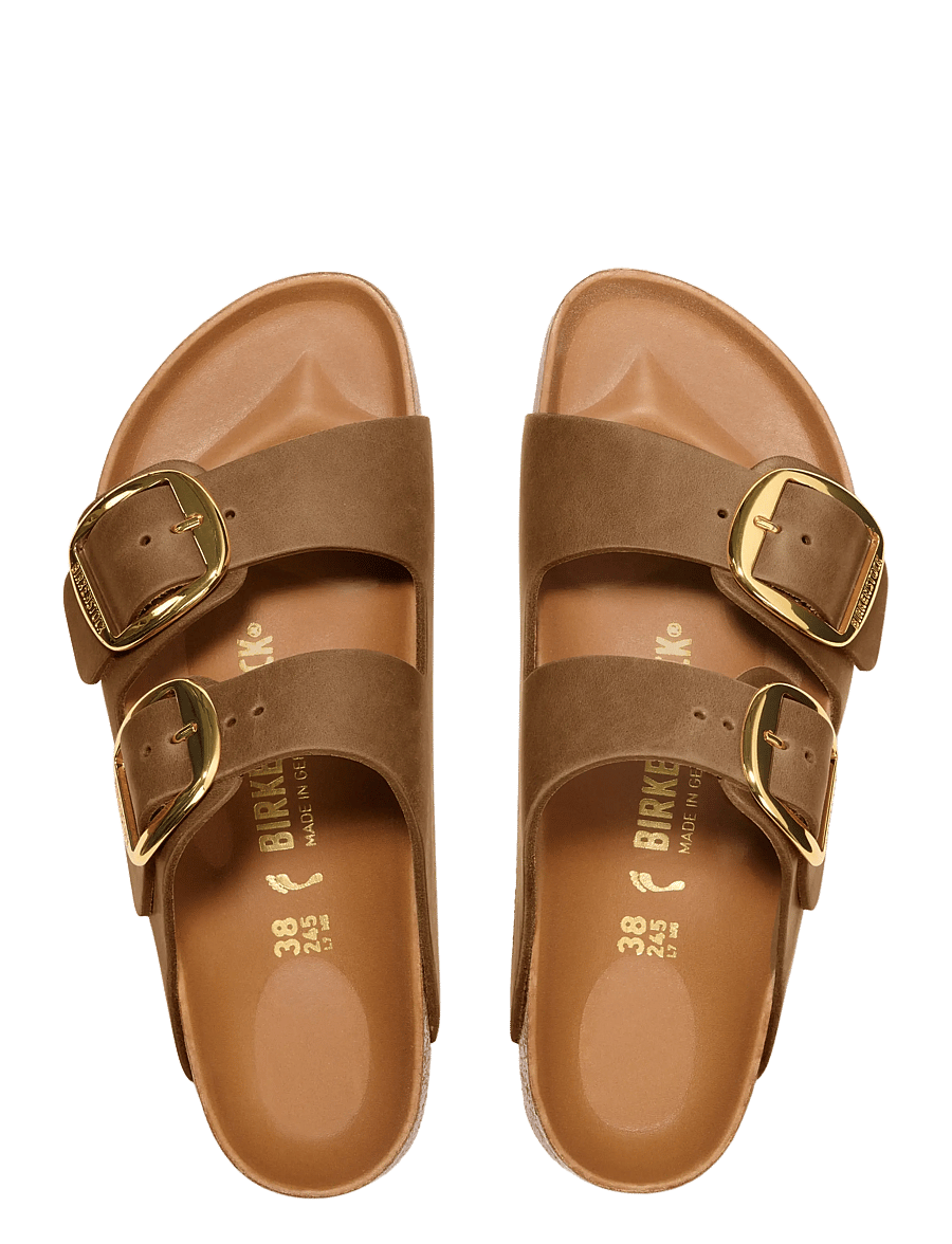 Birkenstock - Arizona Big Buckle LEOI Cognac HEX - madalad sandaalid - cognac - 1