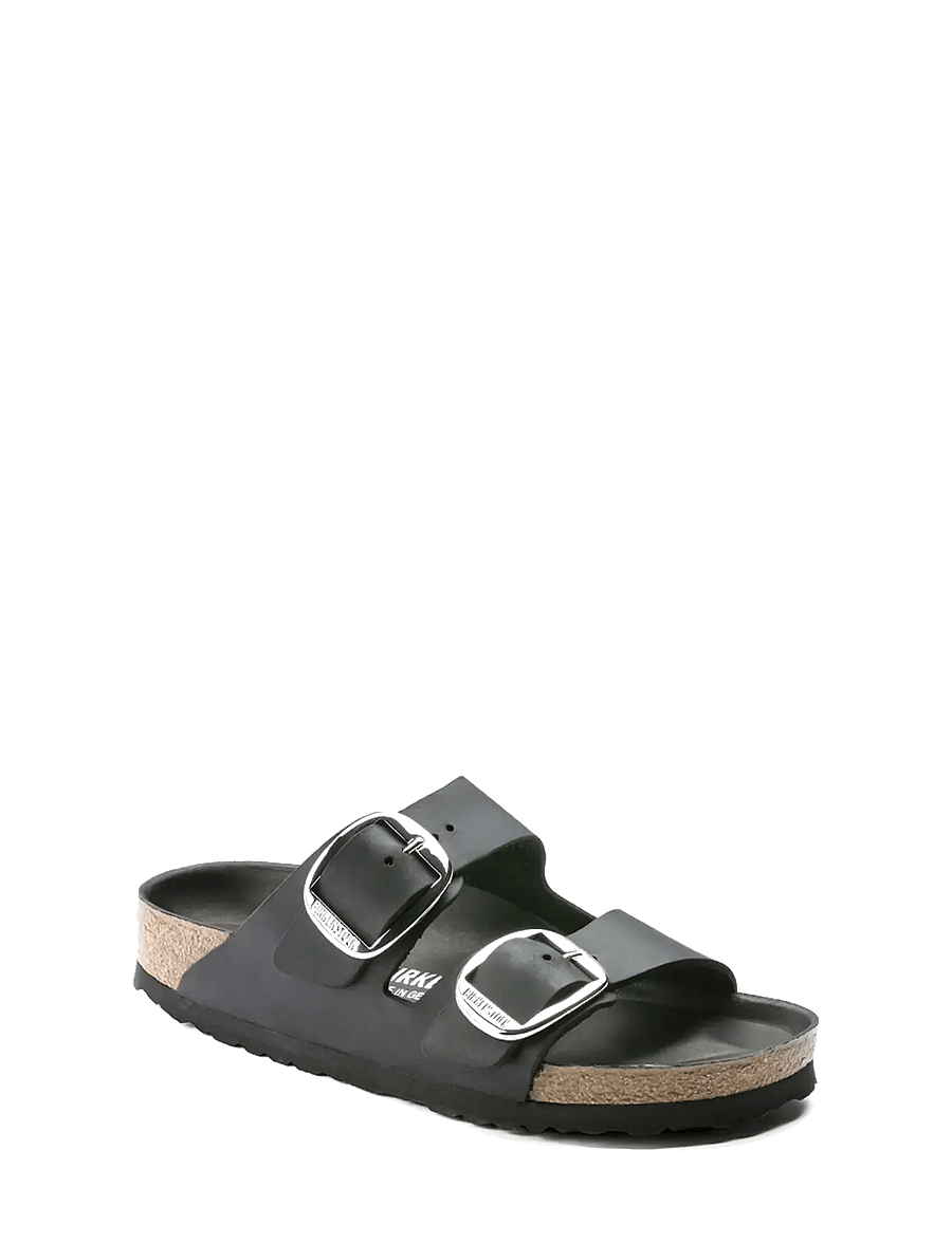 Birkenstock - Arizona Big Buckle LEOI Black HEX - flache sandalen - black - 0
