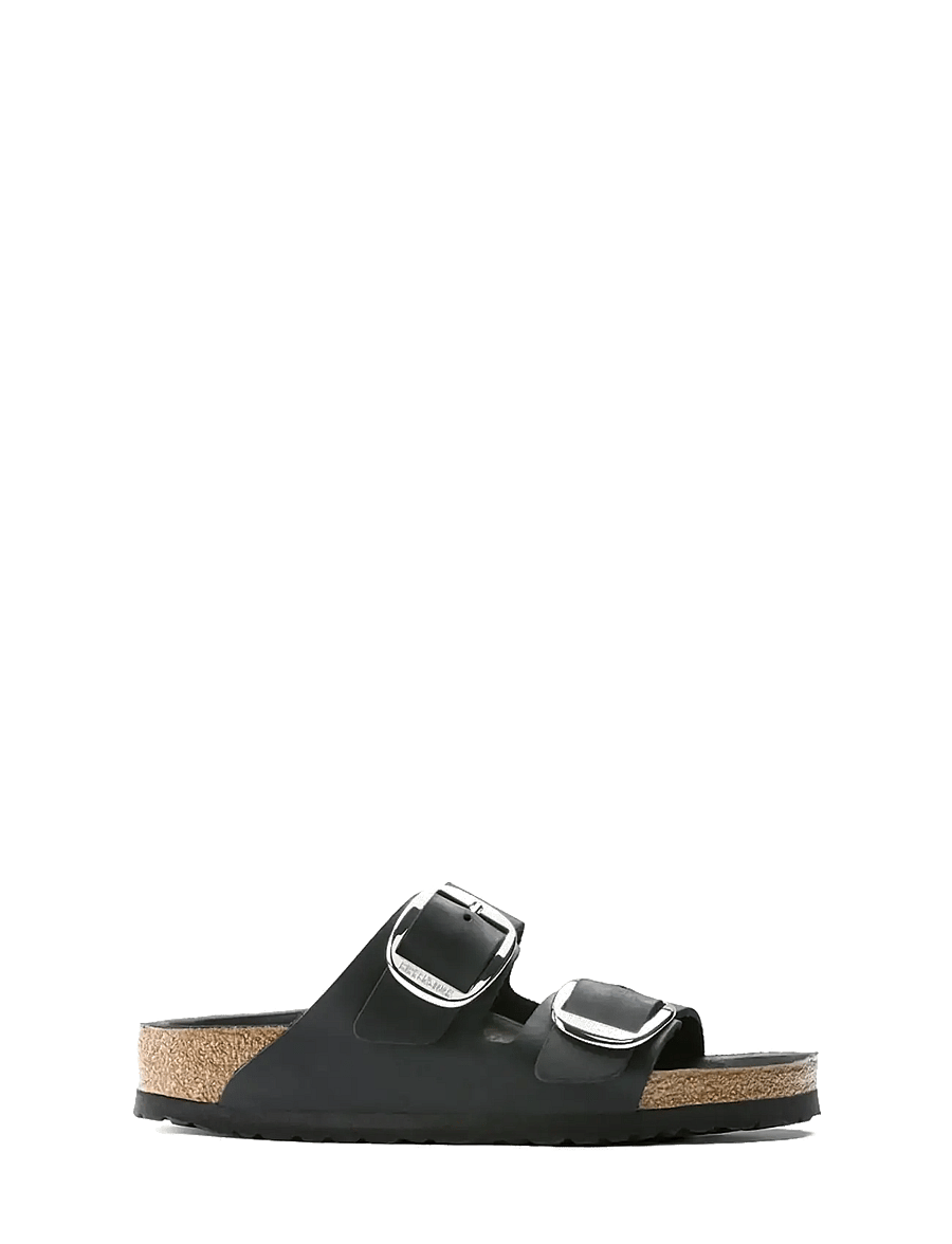 Birkenstock - Arizona Big Buckle LEOI Black HEX - flache sandalen - black - 2